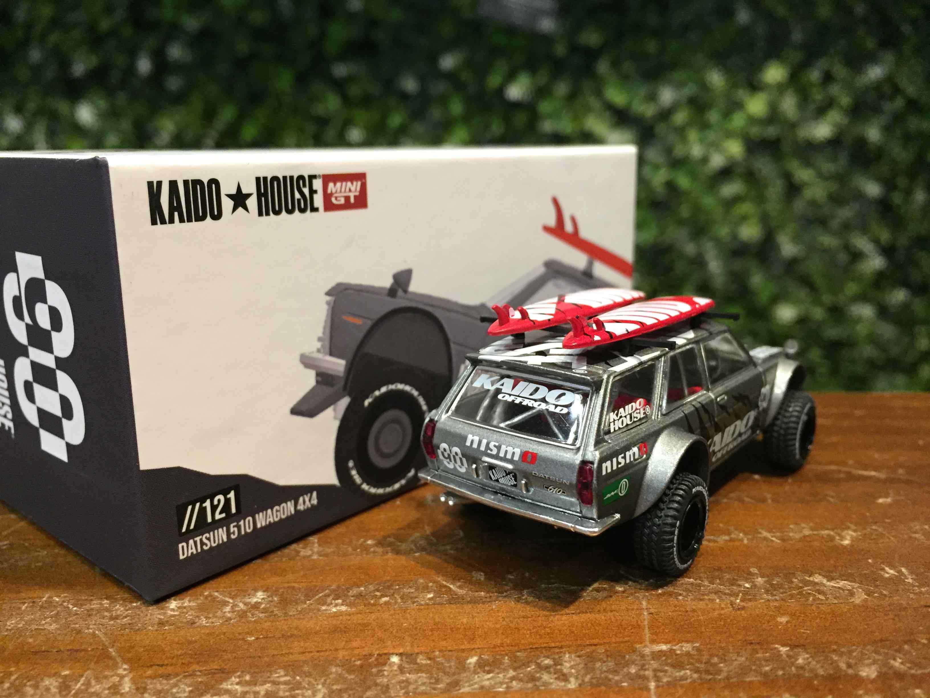 1/64 MiniGT Datsun Kaido 510 Wagon 4x4 Offroad KHMG121【MGM】