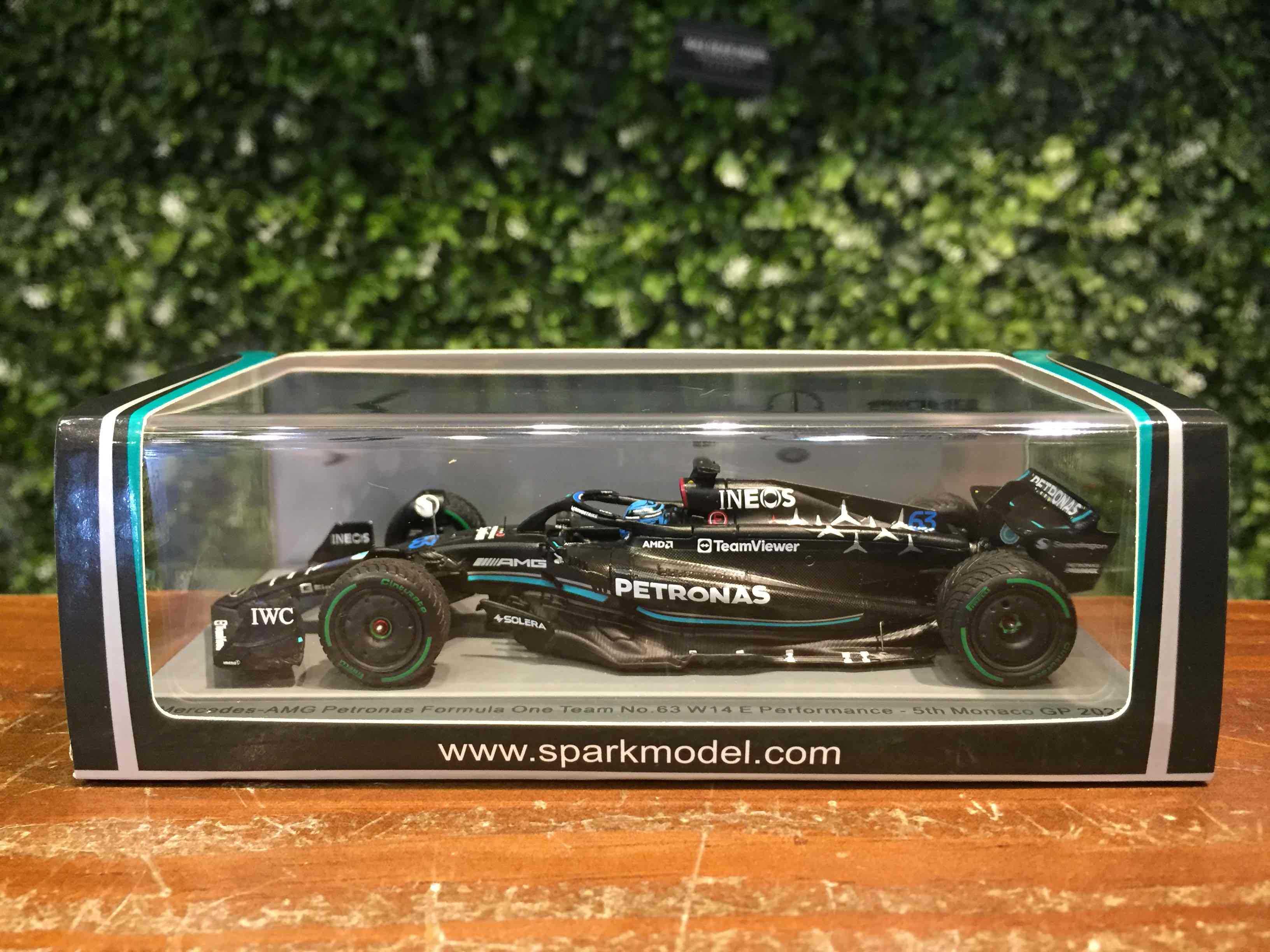 1/43 Spark Mercedes-AMG W14 G.Russell 5th Monaco S8578【MGM】