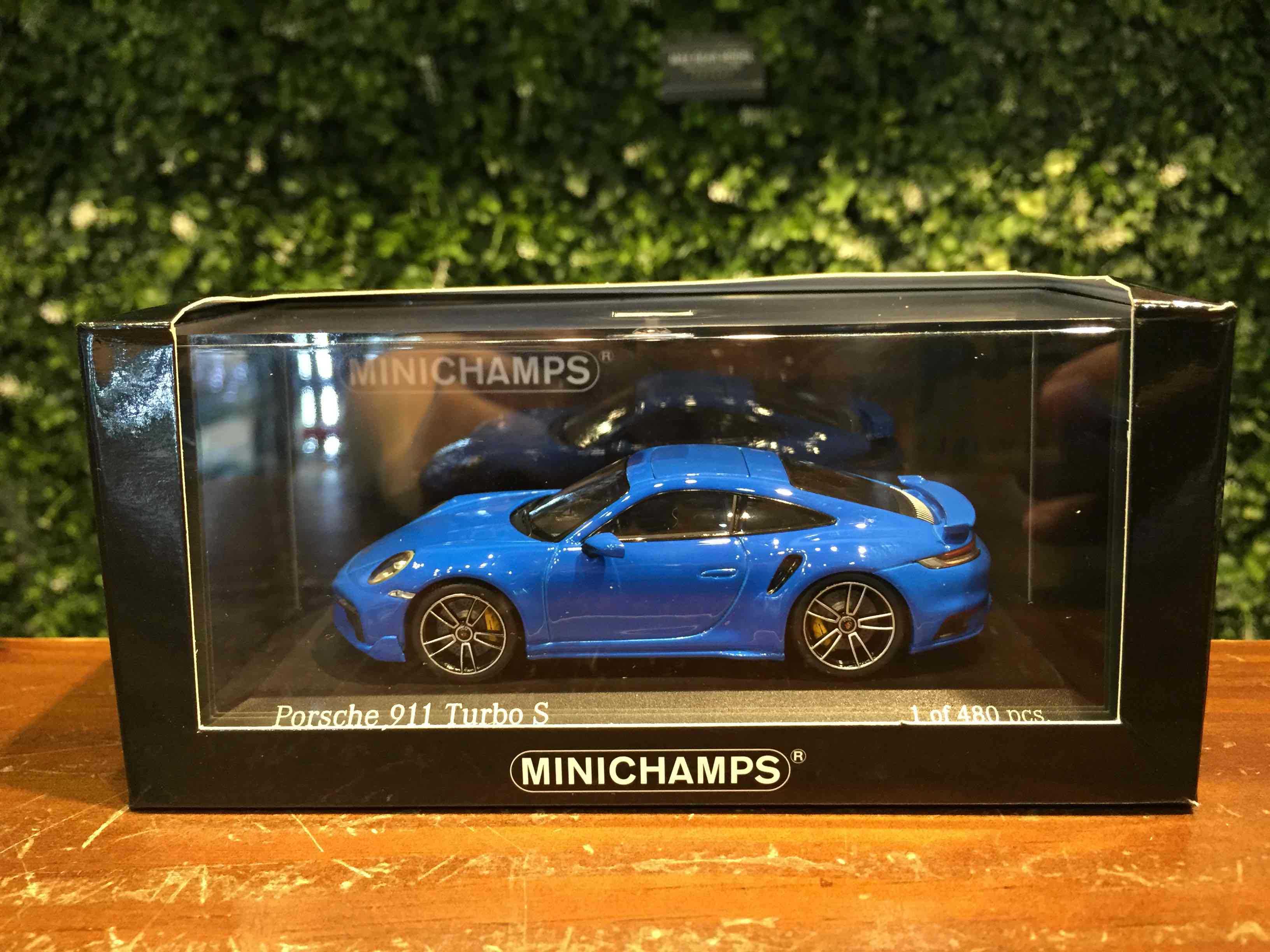 1/43 Minichamps Porsche 911 (992) Turbo S BL 410060072【MGM】