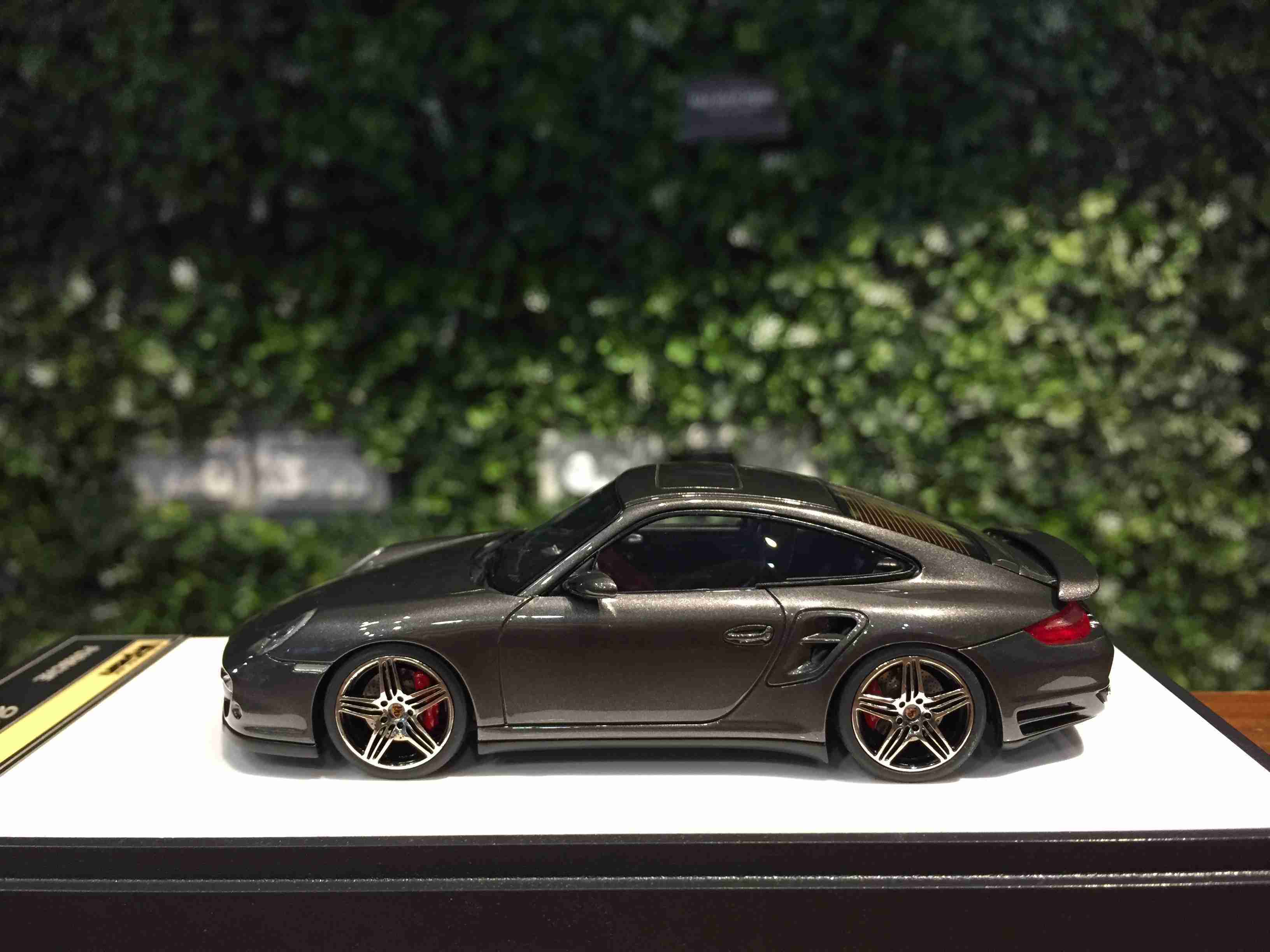 1/43 MakeUp Porsche 911 (997) Turbo 2006 Gray VM190F【MGM】