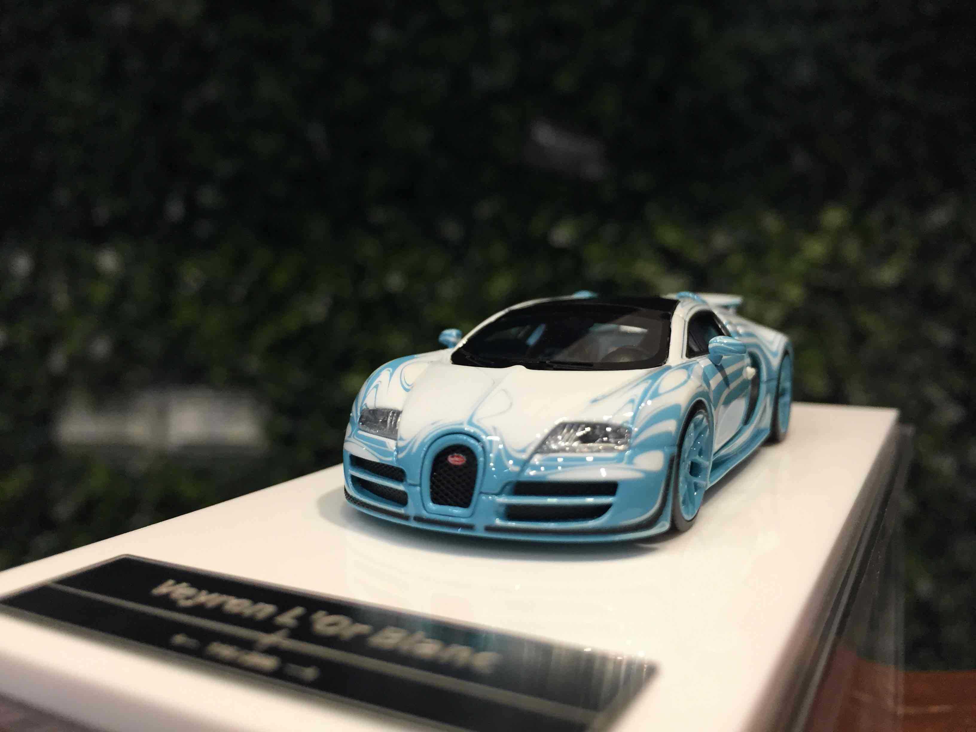 1/64 LJM Bugatti Veyron Ceramic Dragon SkyBlue L6400801【MGM】