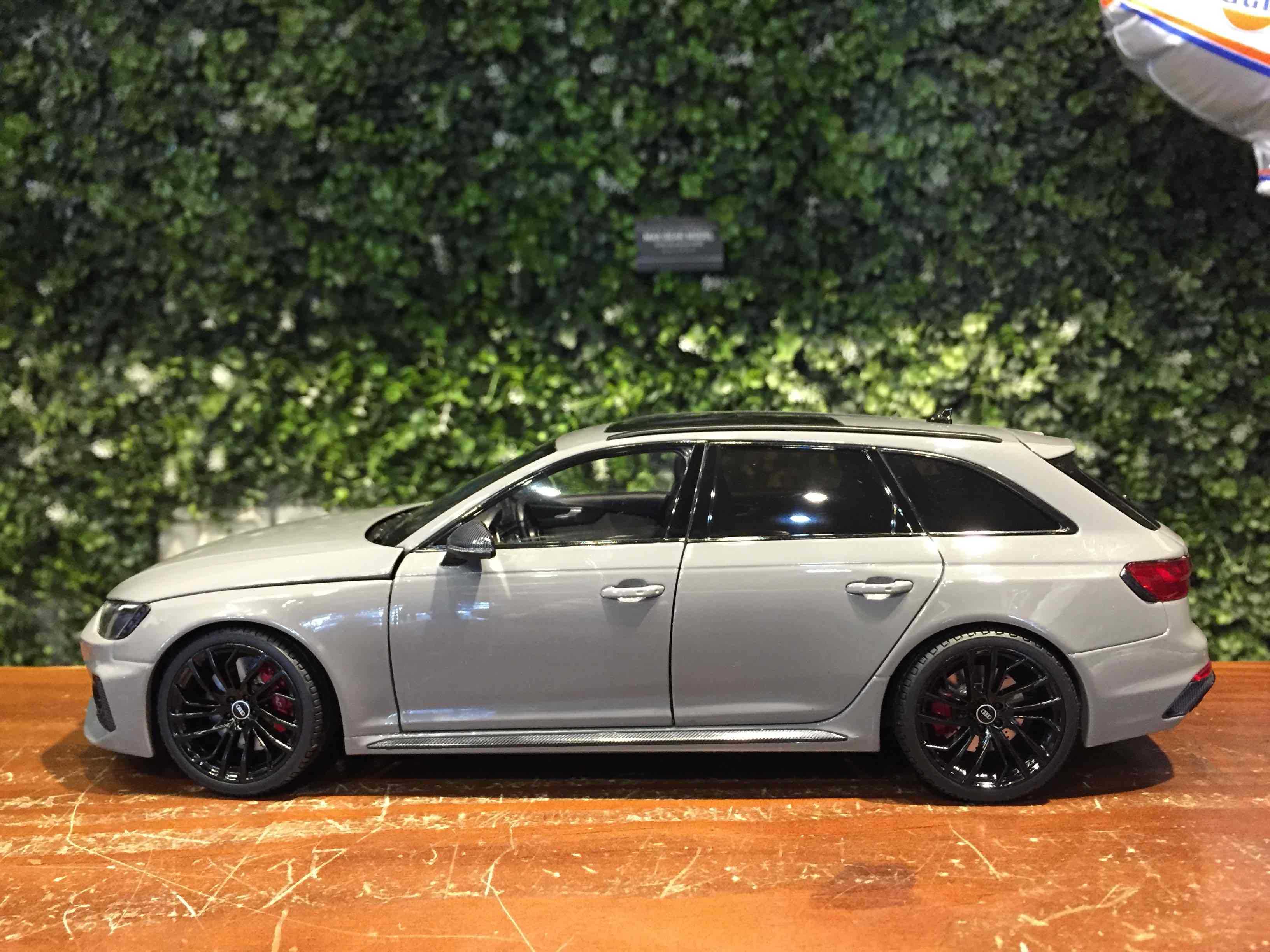 1/18 KiloWorks Audi RS4 Avant Nardo Grey KLW000401【MGM】