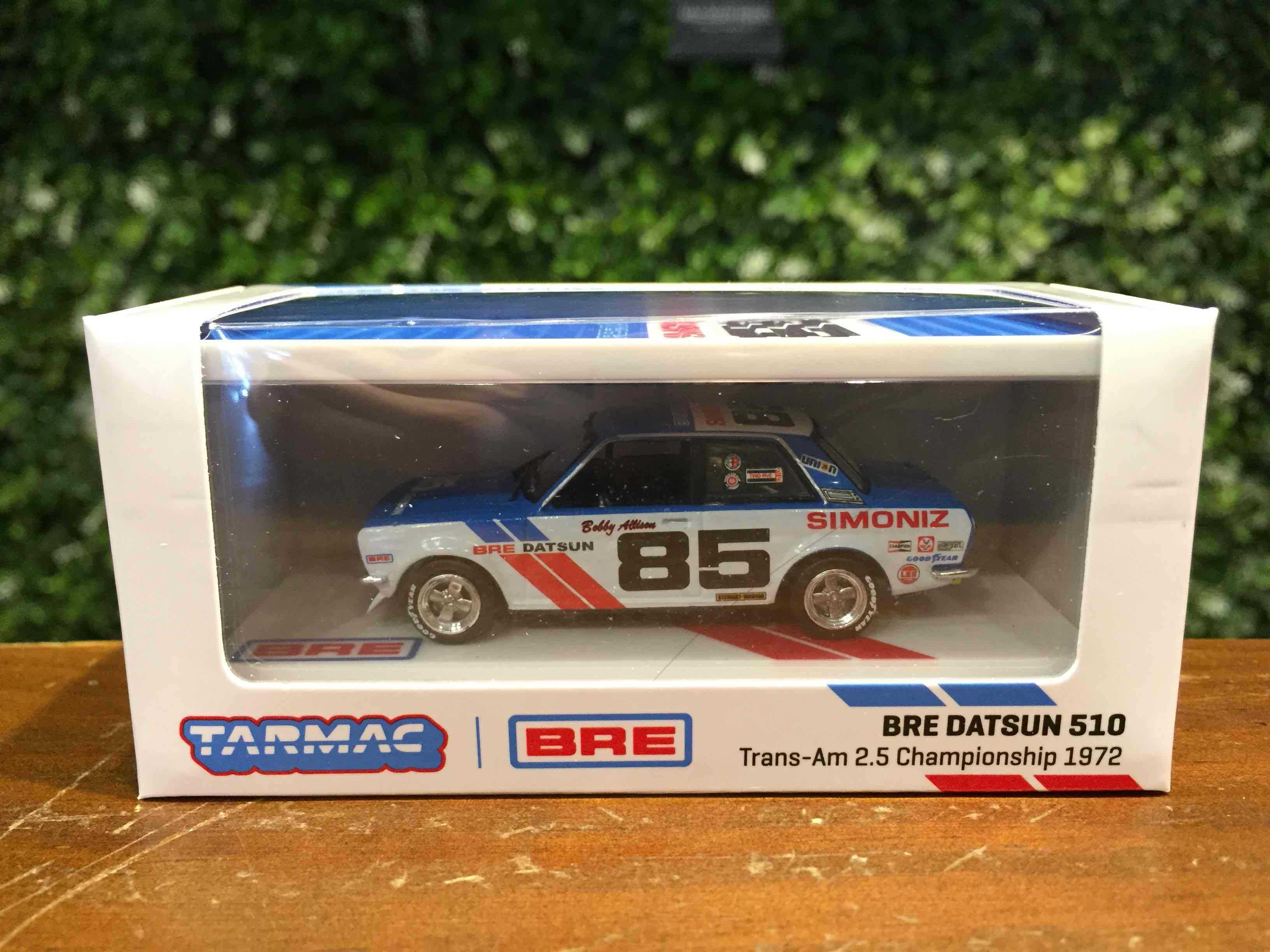 1/64 Tarmac BRE Datsun 510 2.5 Championship T64052BRE85【MGM】