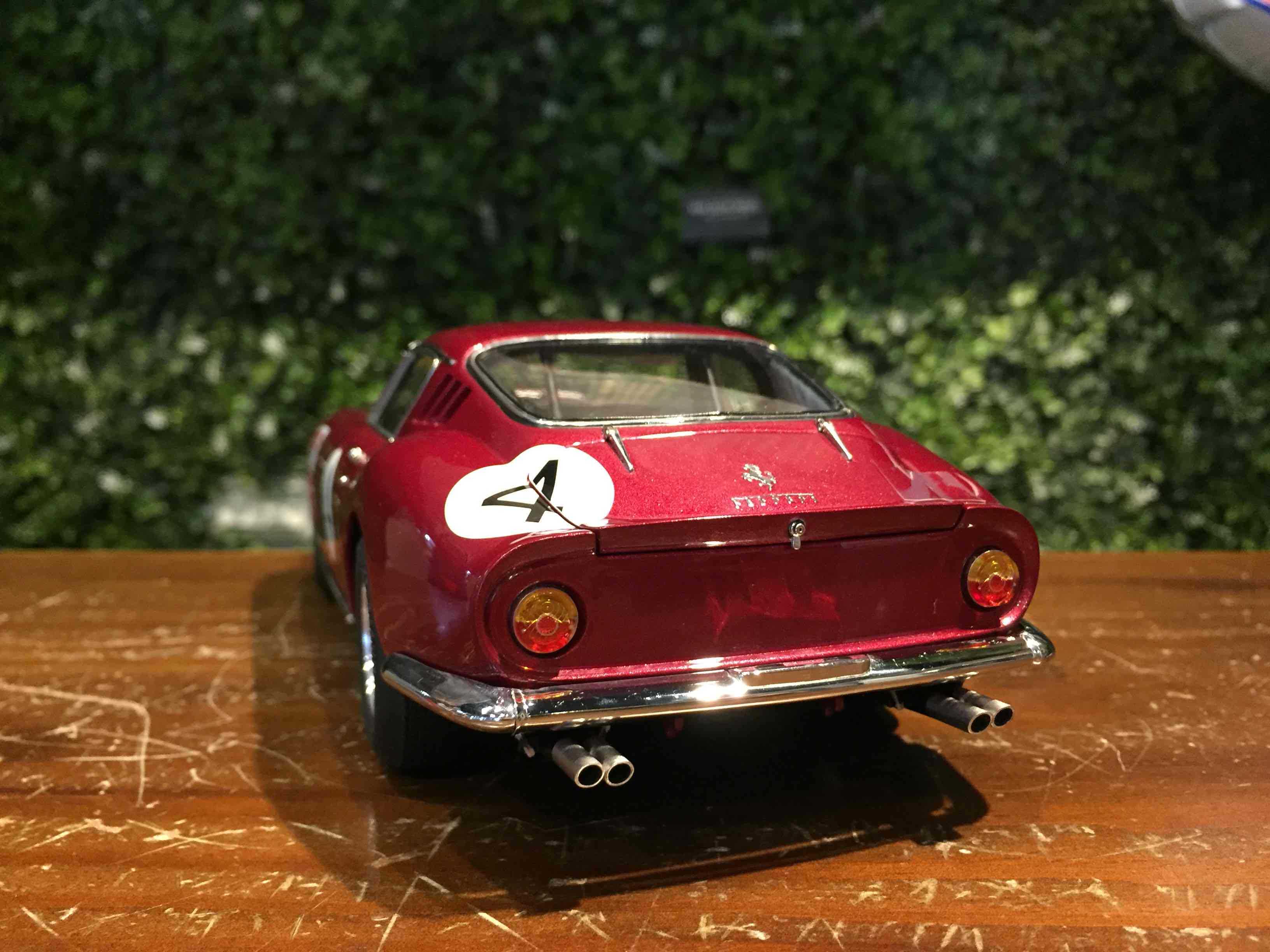 1/18 CMC Ferrari 275 GTB/C 1966 #4 Burgundy M213【MGM】