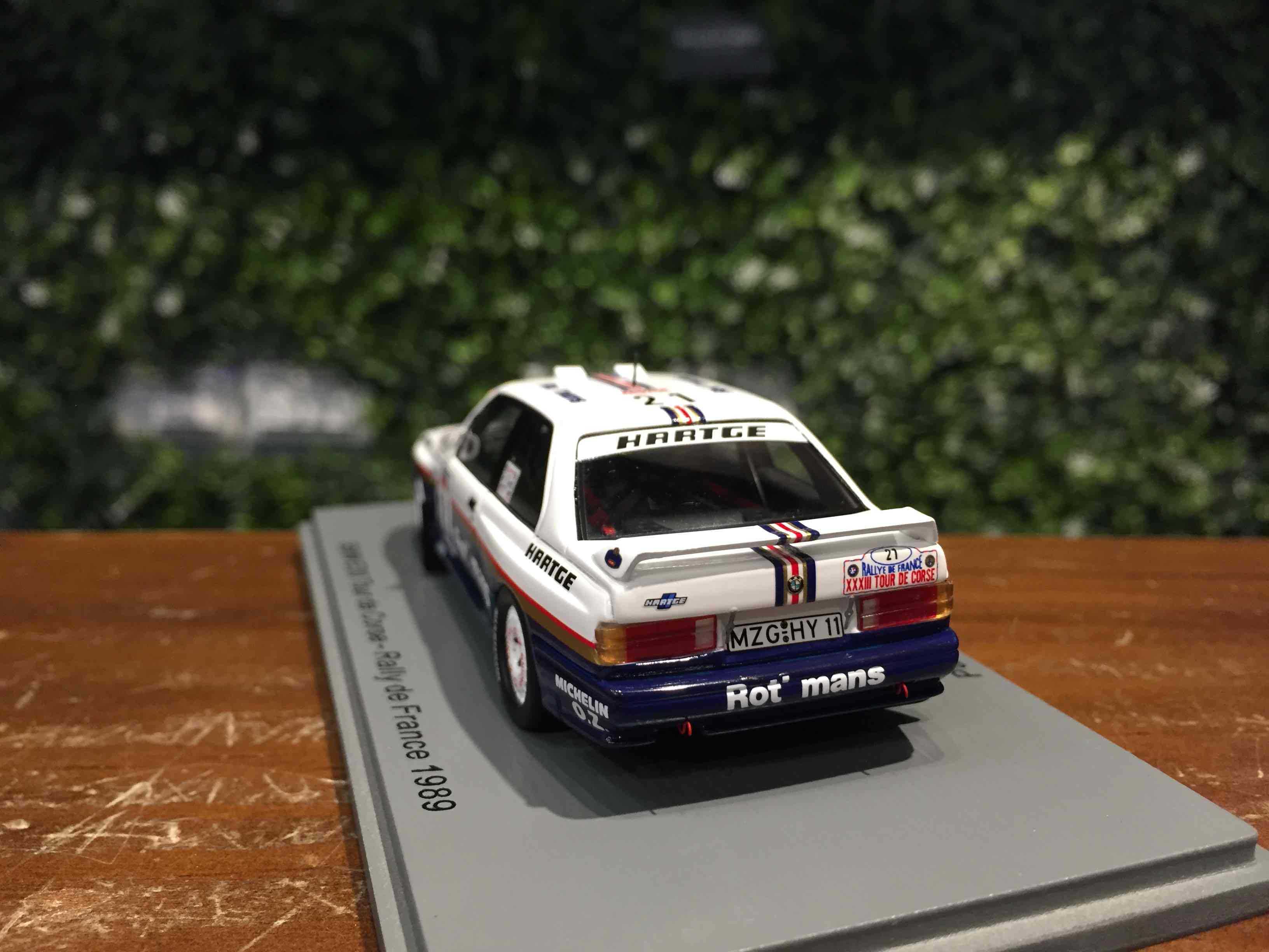 1/43 Spark BMW E30 #21 Tour de Corse Rallye S8485【MGM】