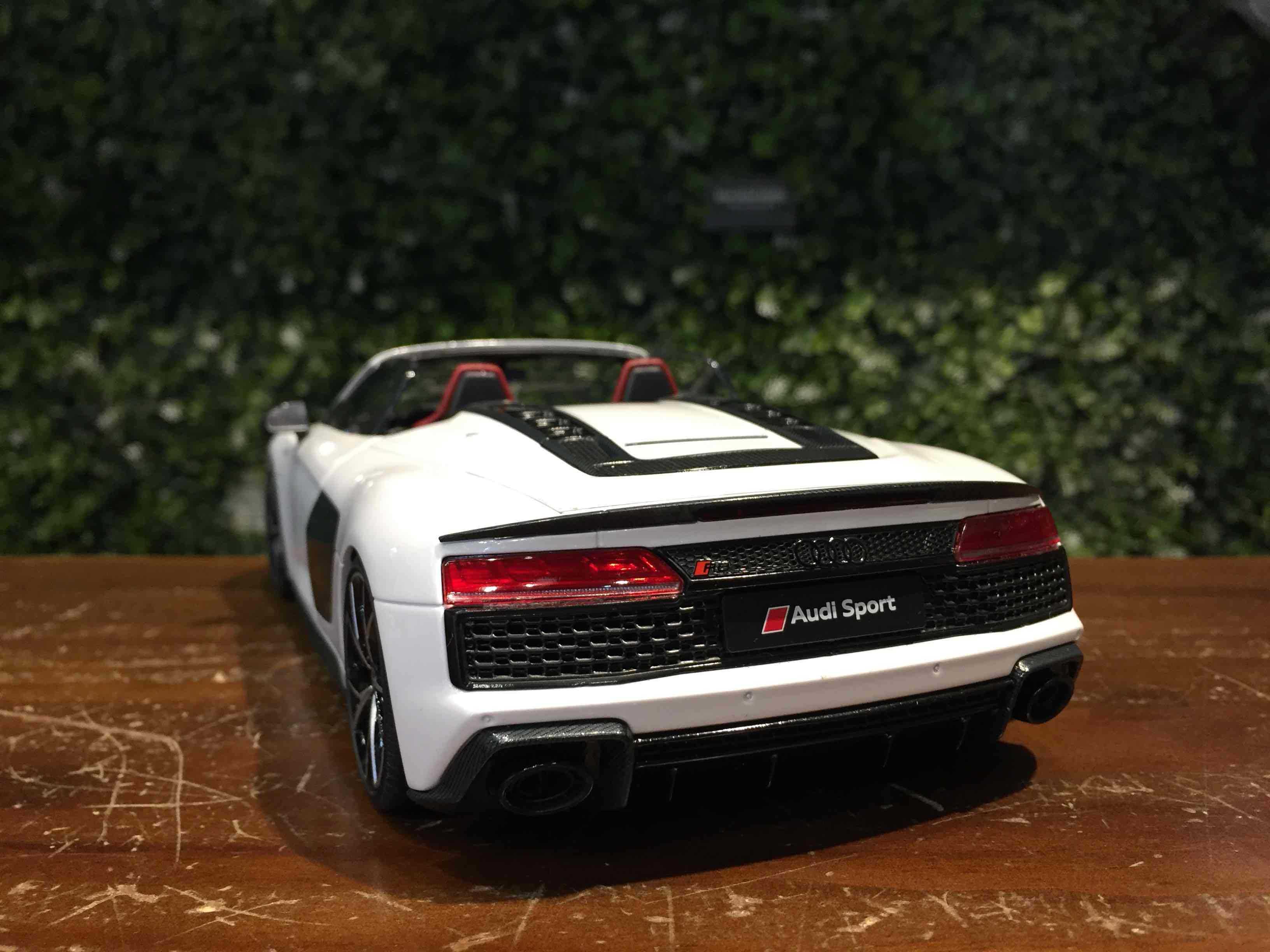 1/18 KengFai Audi R8 Spyder 2021 White KF0351【MGM】