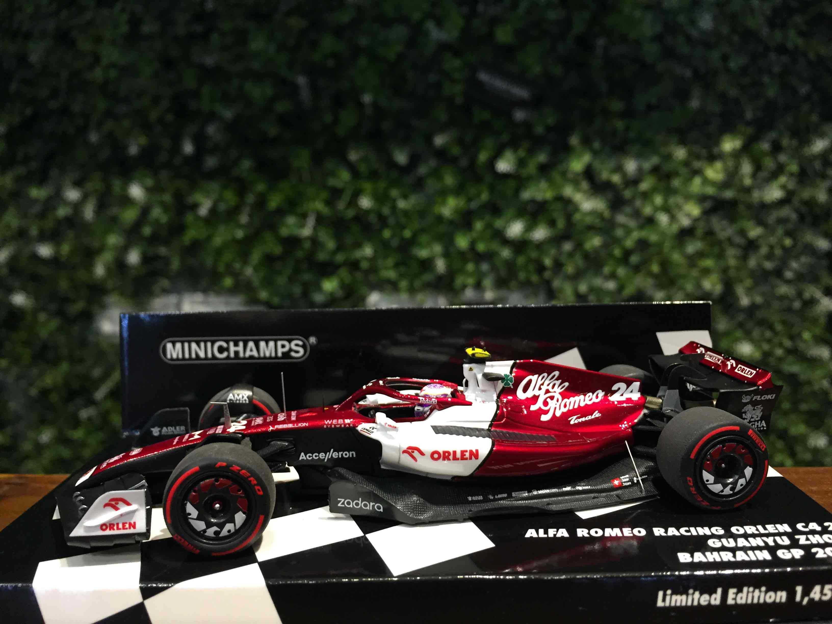 1/43 Minichamps Alfa Romeo C42 Zhou GuanYu 417220124【MGM】