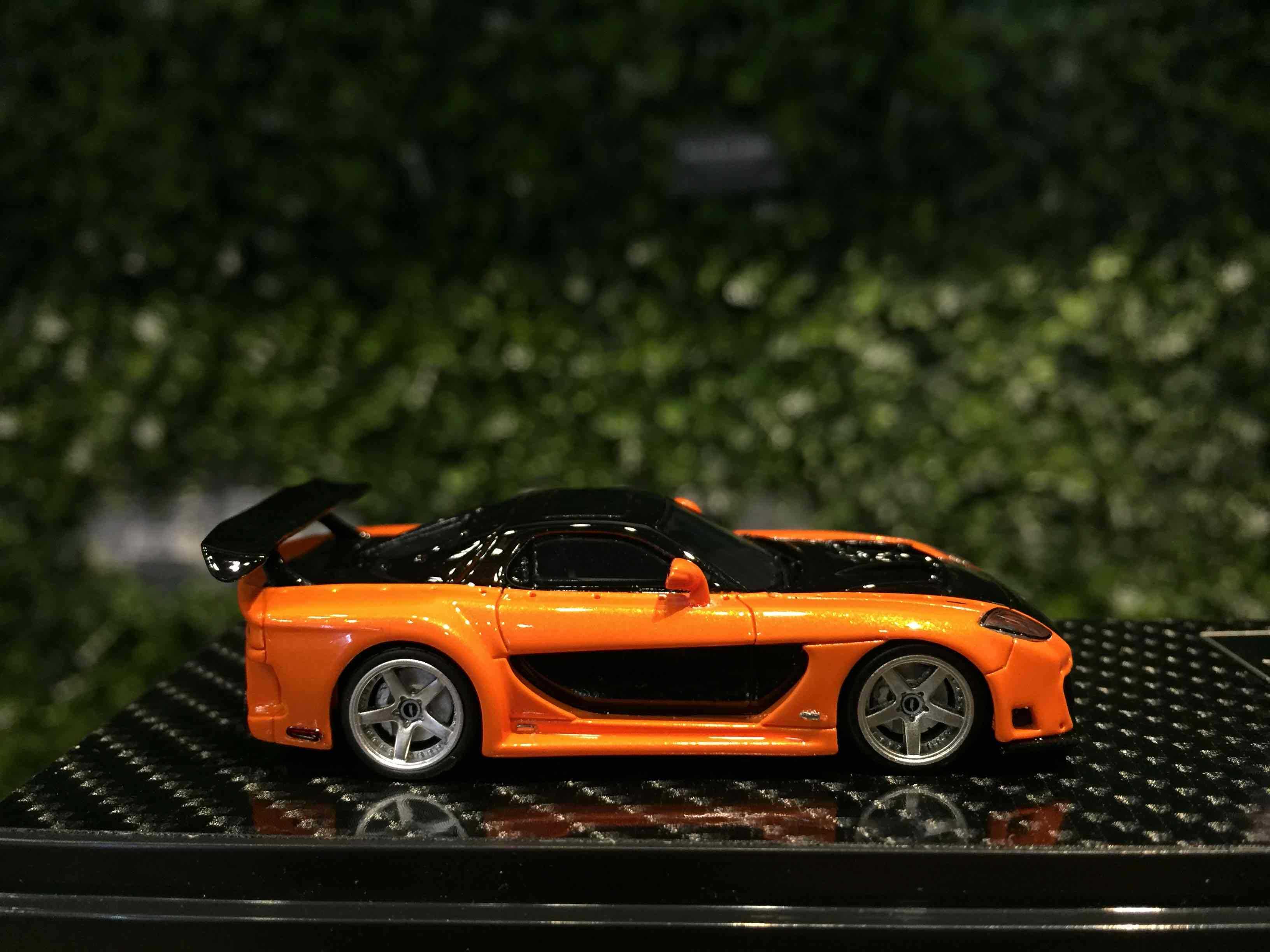 1/64 YM-Model Veilside Fortune 7 Mazda RX-7 with Figure【MGM