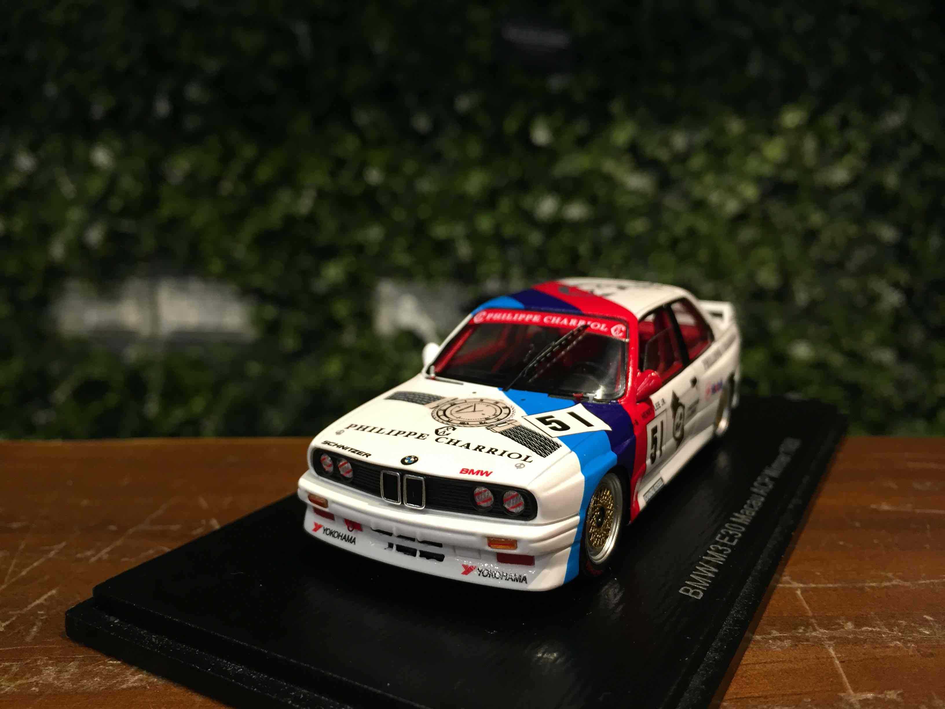 1/43 Spark BMW M3 E30 Macau ACP Winner 1988 SA270【MGM】