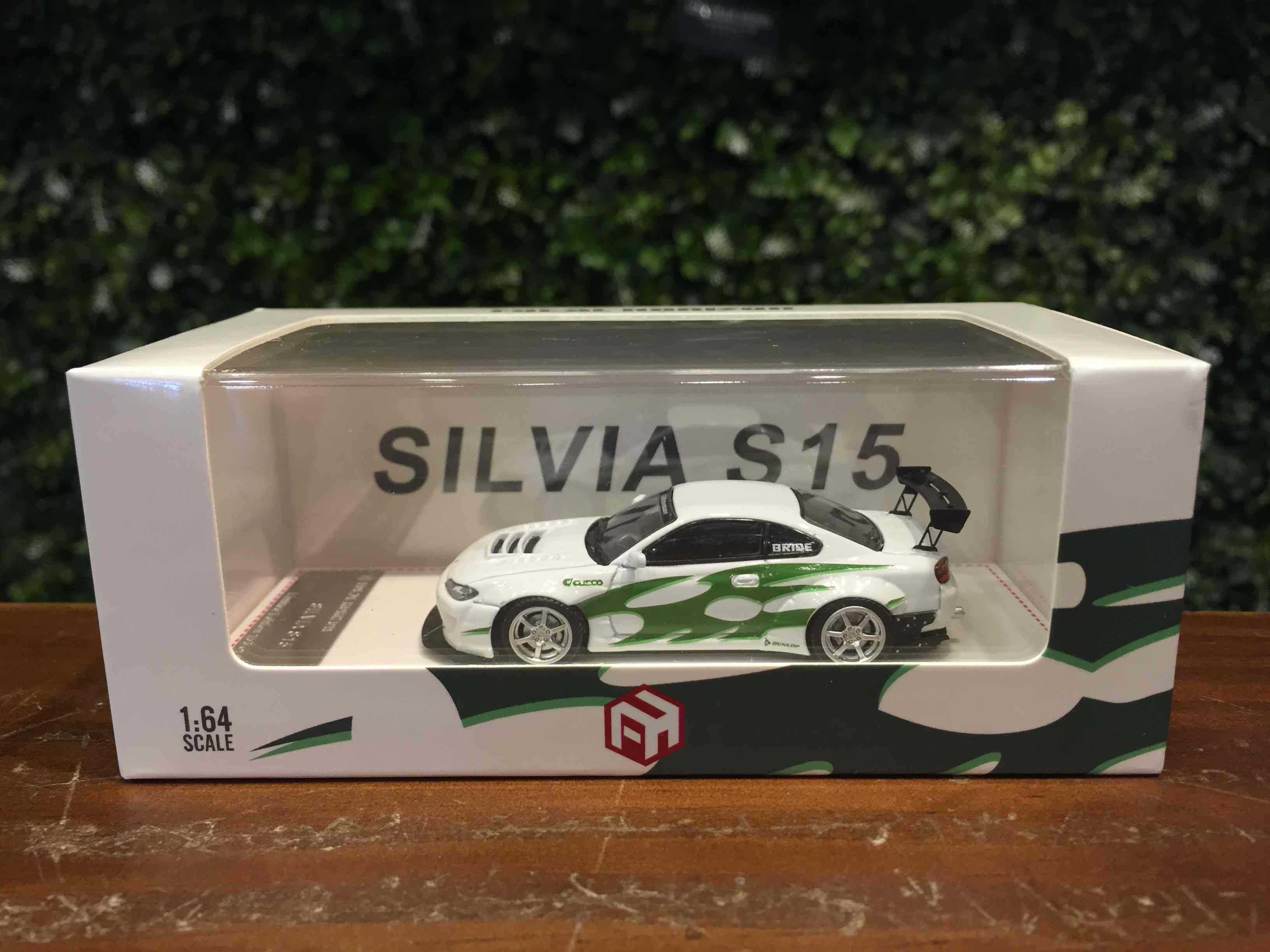 1/64 FH Pandem Nissan Silvia (S15) White/Green【MGM】