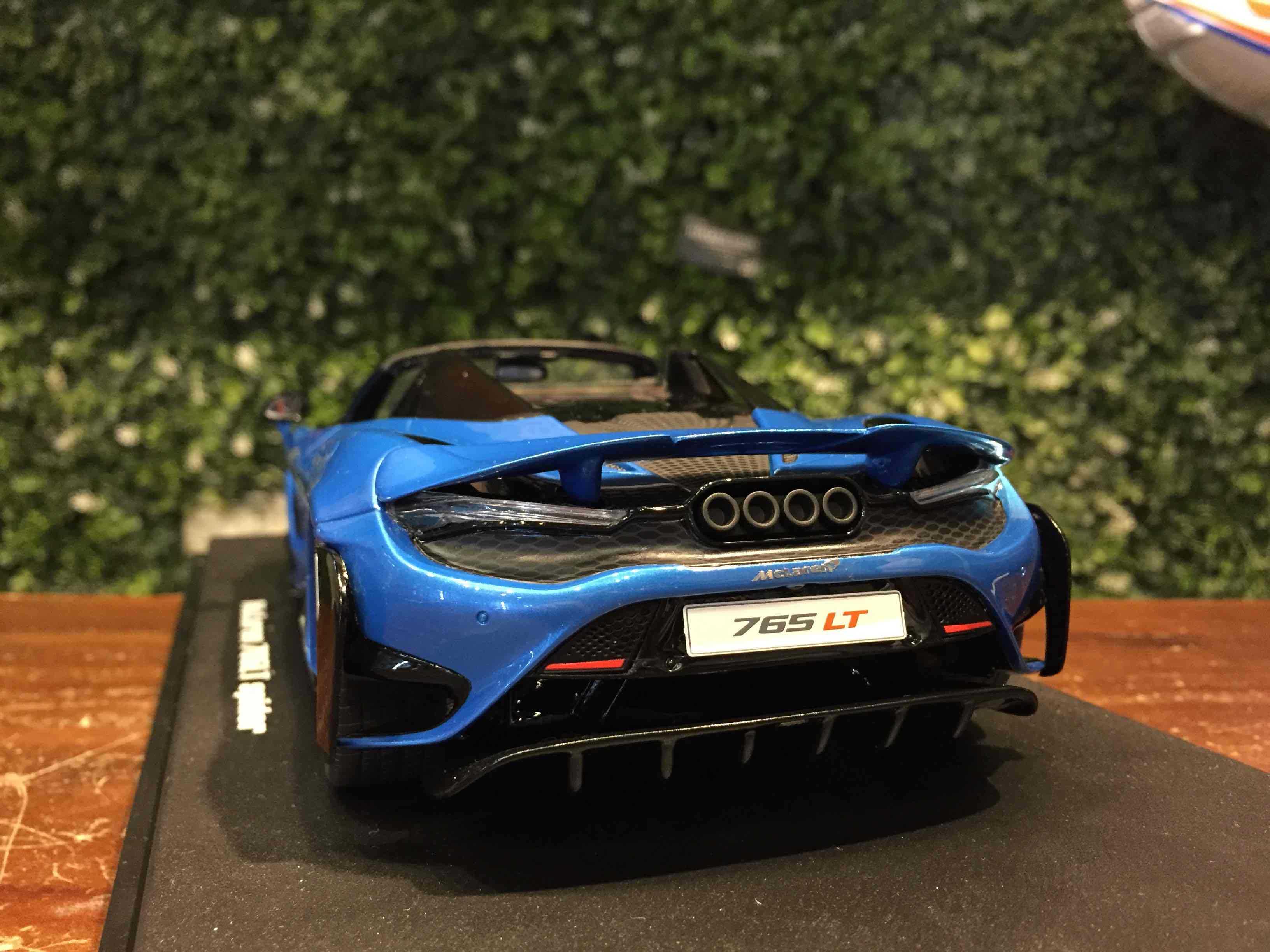 1/18 GT Spirit McLaren 765LT Spider 2021 AmitBlue GT886【MGM】