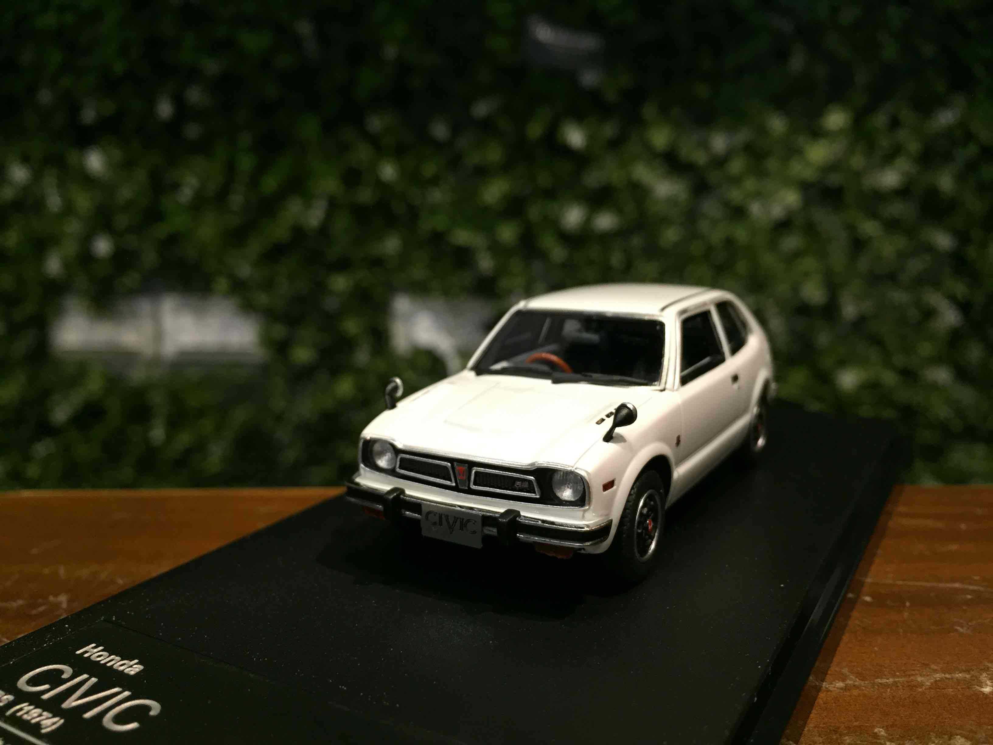 1/43 Hi-Story Honda Civic RS 1974 White HS344WH【MGM】