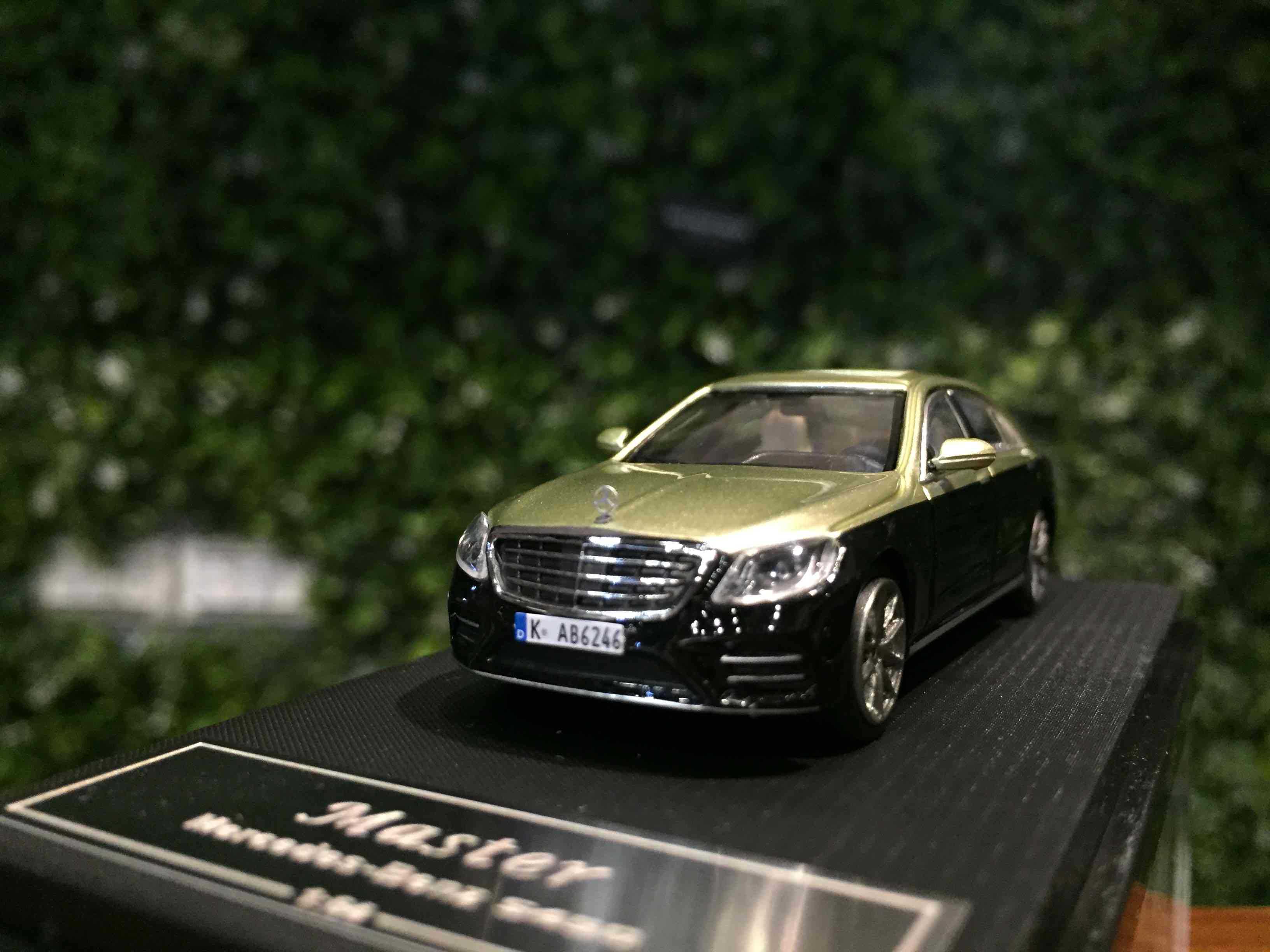 1/64 Master Mercedes-Benz S-Class S450 (W222) Black/GD【MGM】