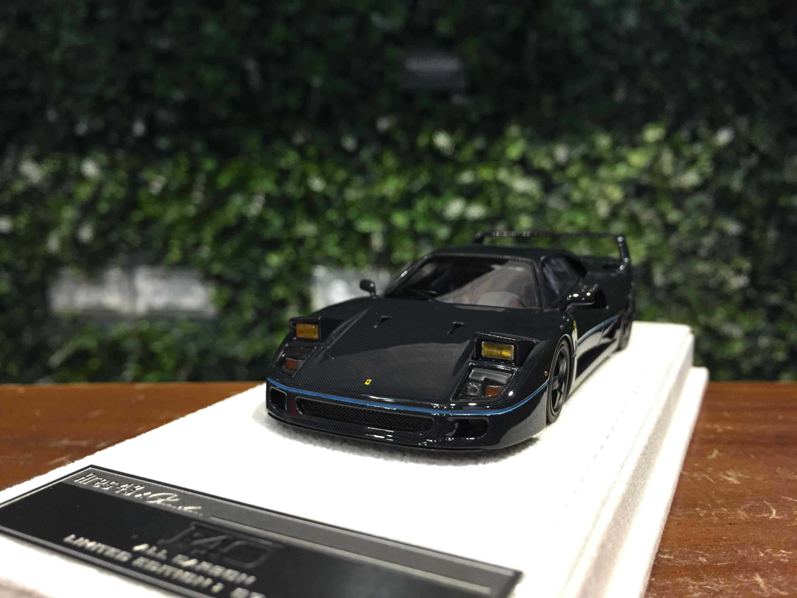 1/43 SCM Ferrari F40 1987 Full Carbon Blue Line CM610L【MGM