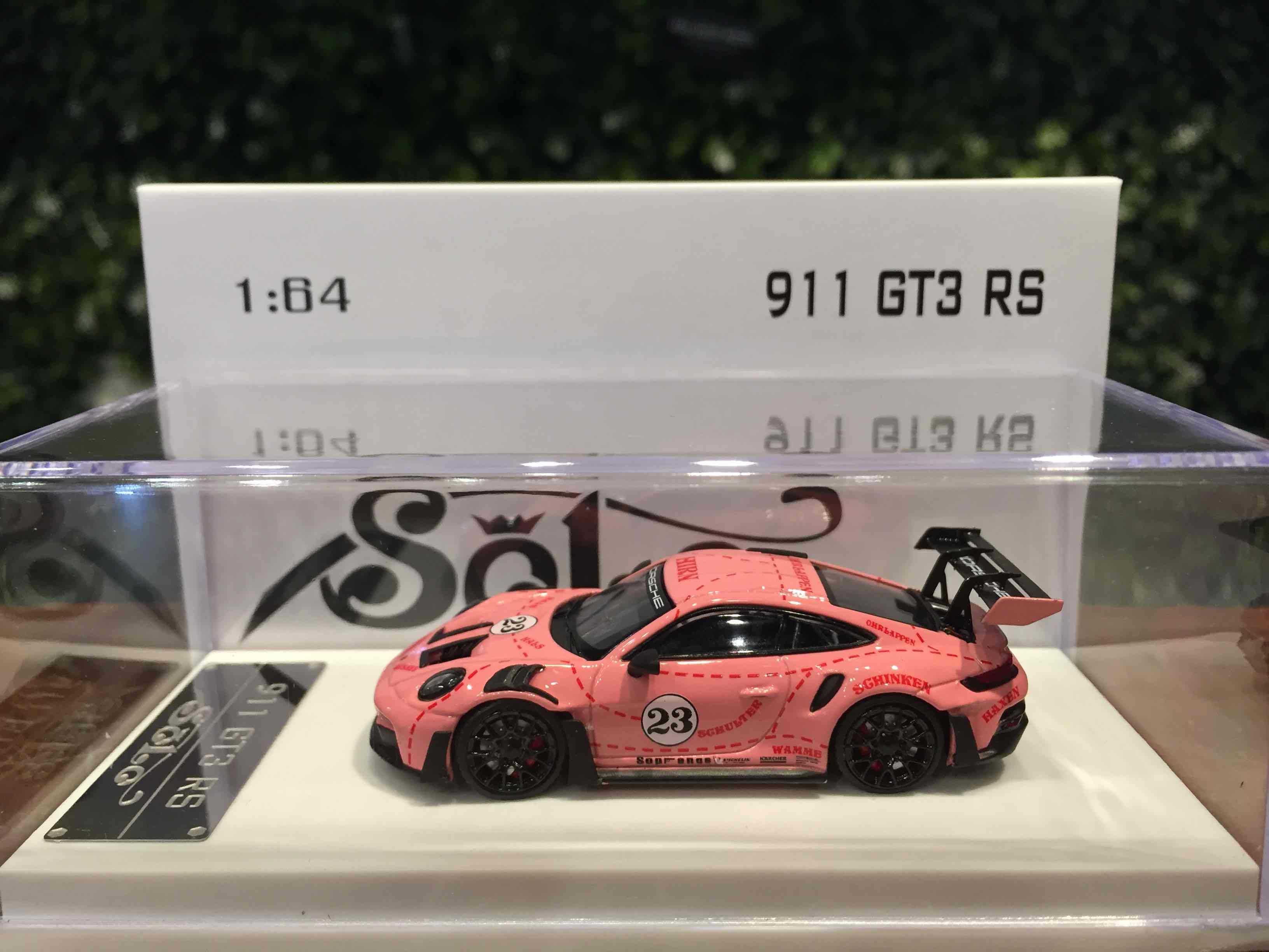1/64 Solo Porsche 911 (992) GT3 RS Pink Pig【MGM】