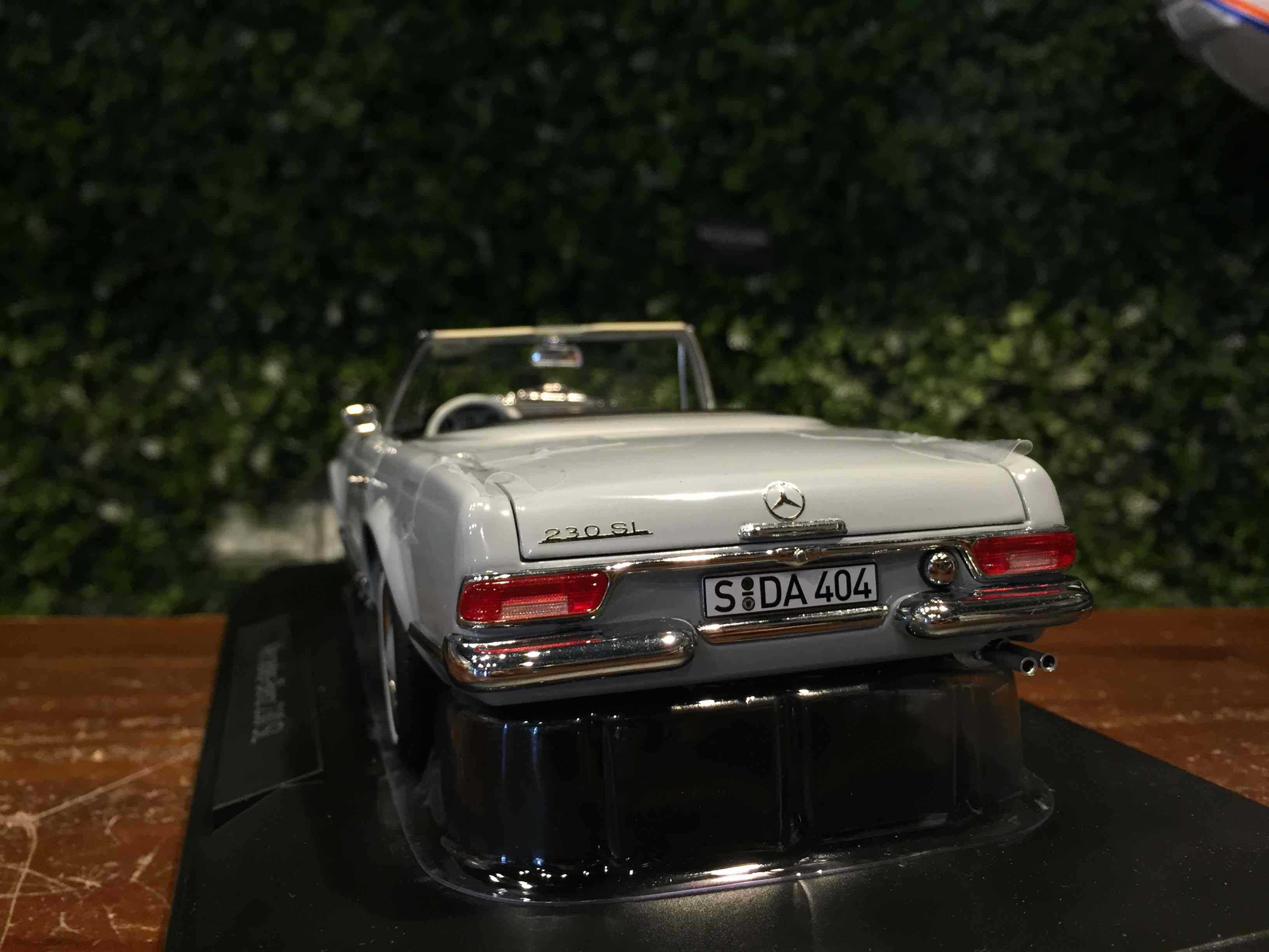 1/18 Norev Mercedes-Benz 230 SL 1963 Grey 183990【MGM】