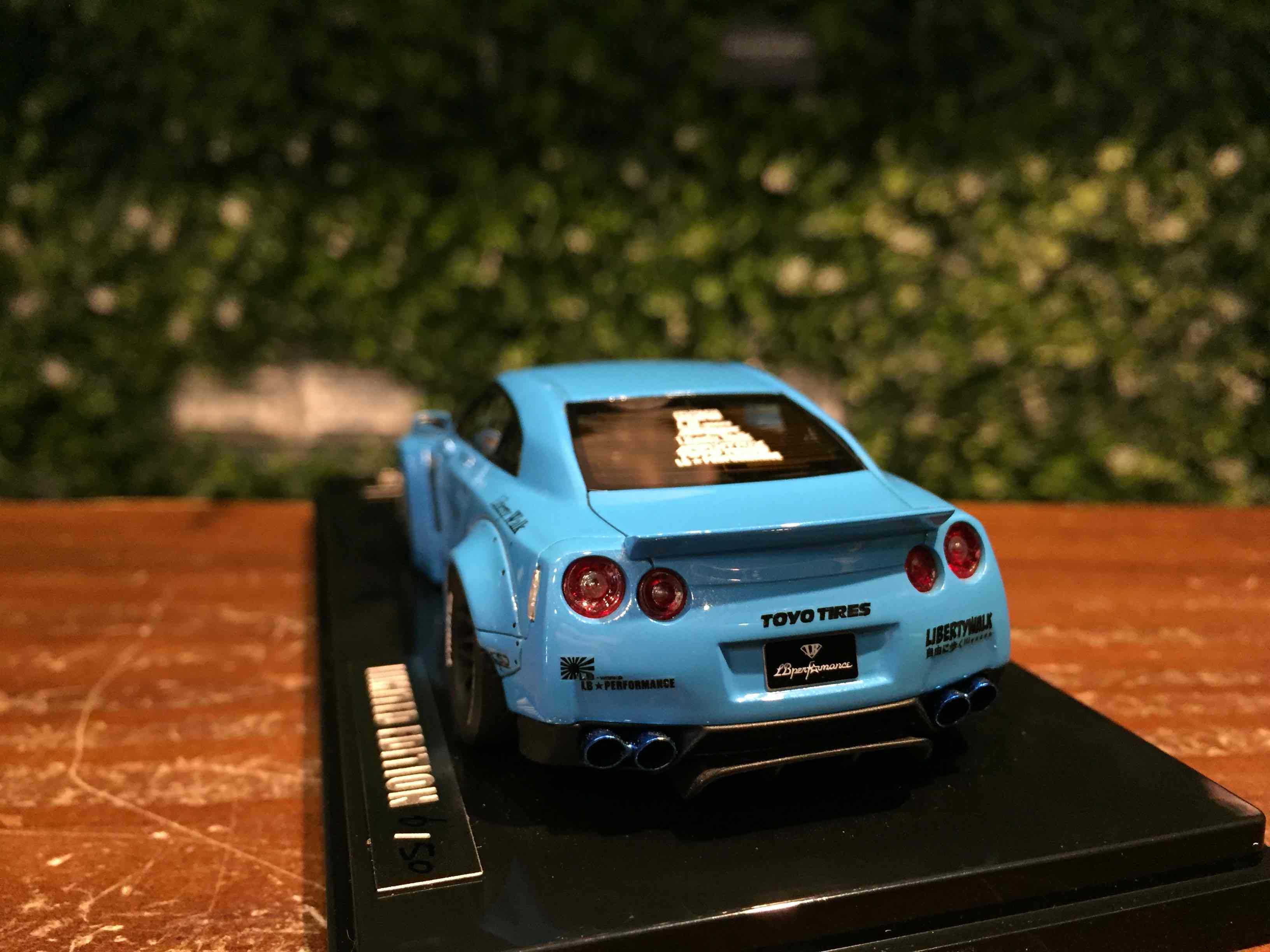 1/43 Onemodel LB-Works Nissan GT-R (R35) Duck Tail Blue【MGM】