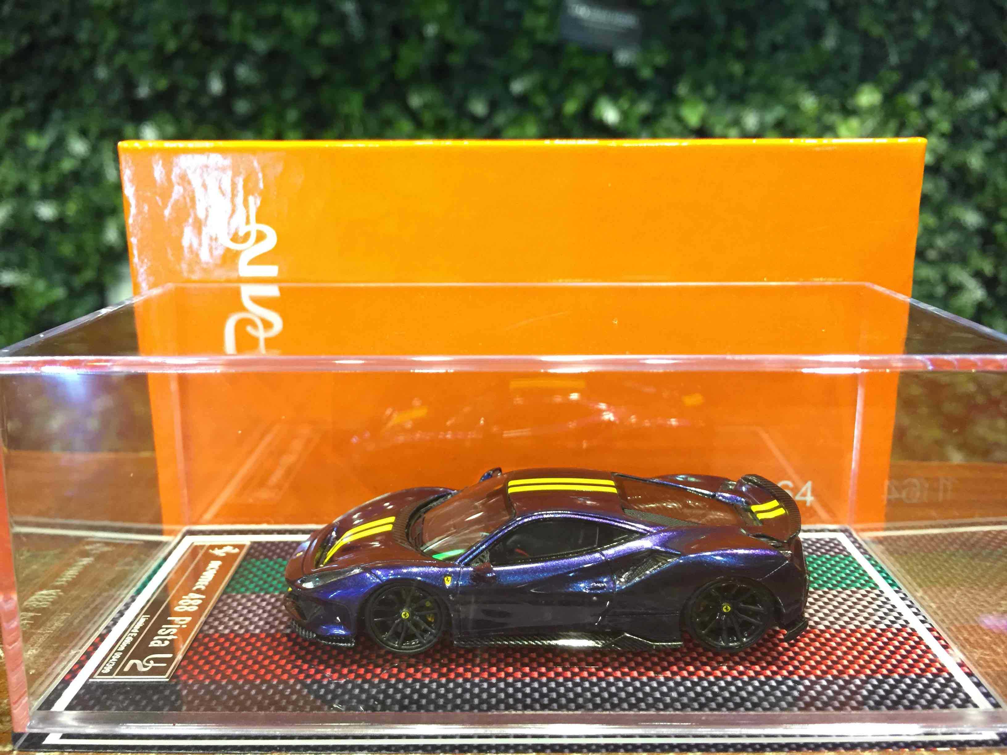 1/64 U2 Novitec Ferrari 488 Pista Magic Purple【MGM】