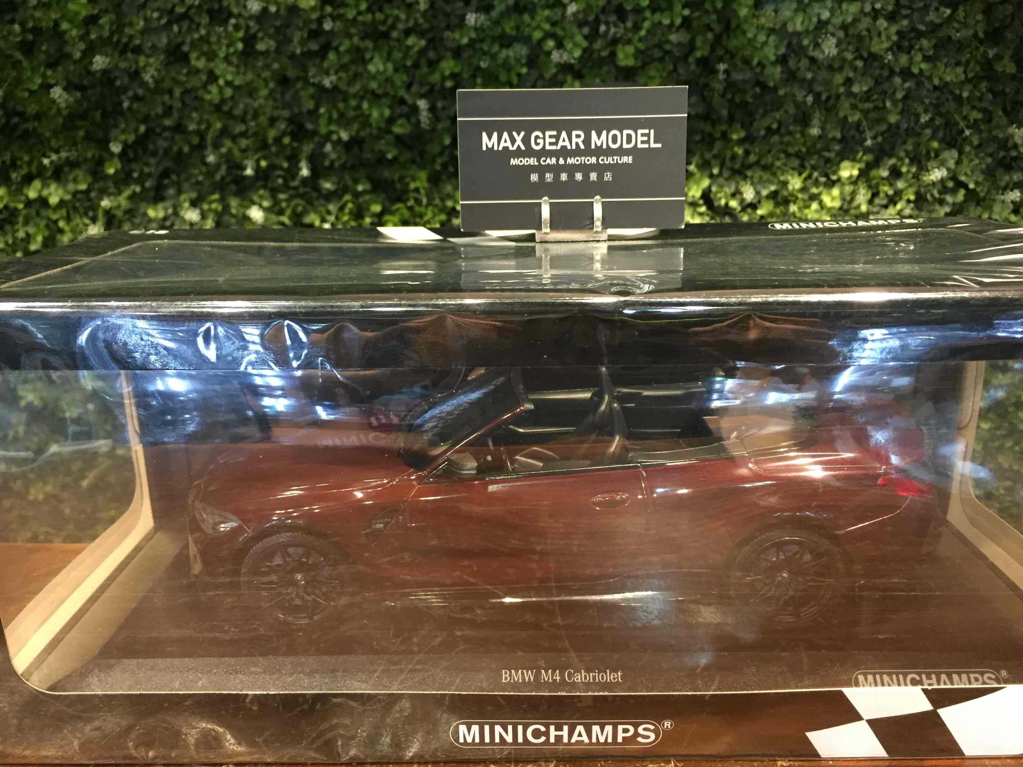 1/18 Minichamps BMW M4 Cabriolet 2020 Red 155021032【MGM】