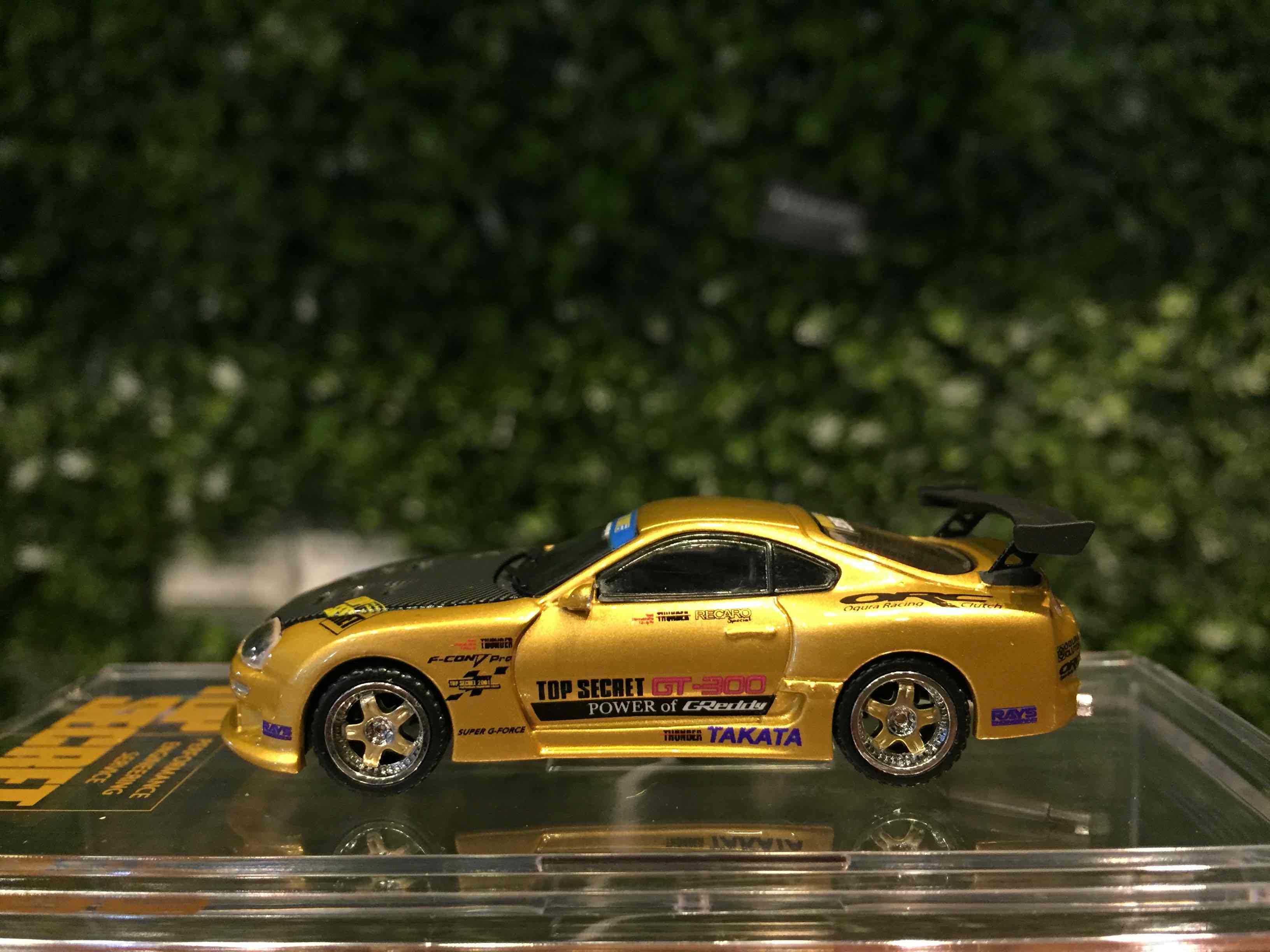 1/64 BMC Toyota Supra (JZA80) Top Secret Gold 64B0429【MGM】