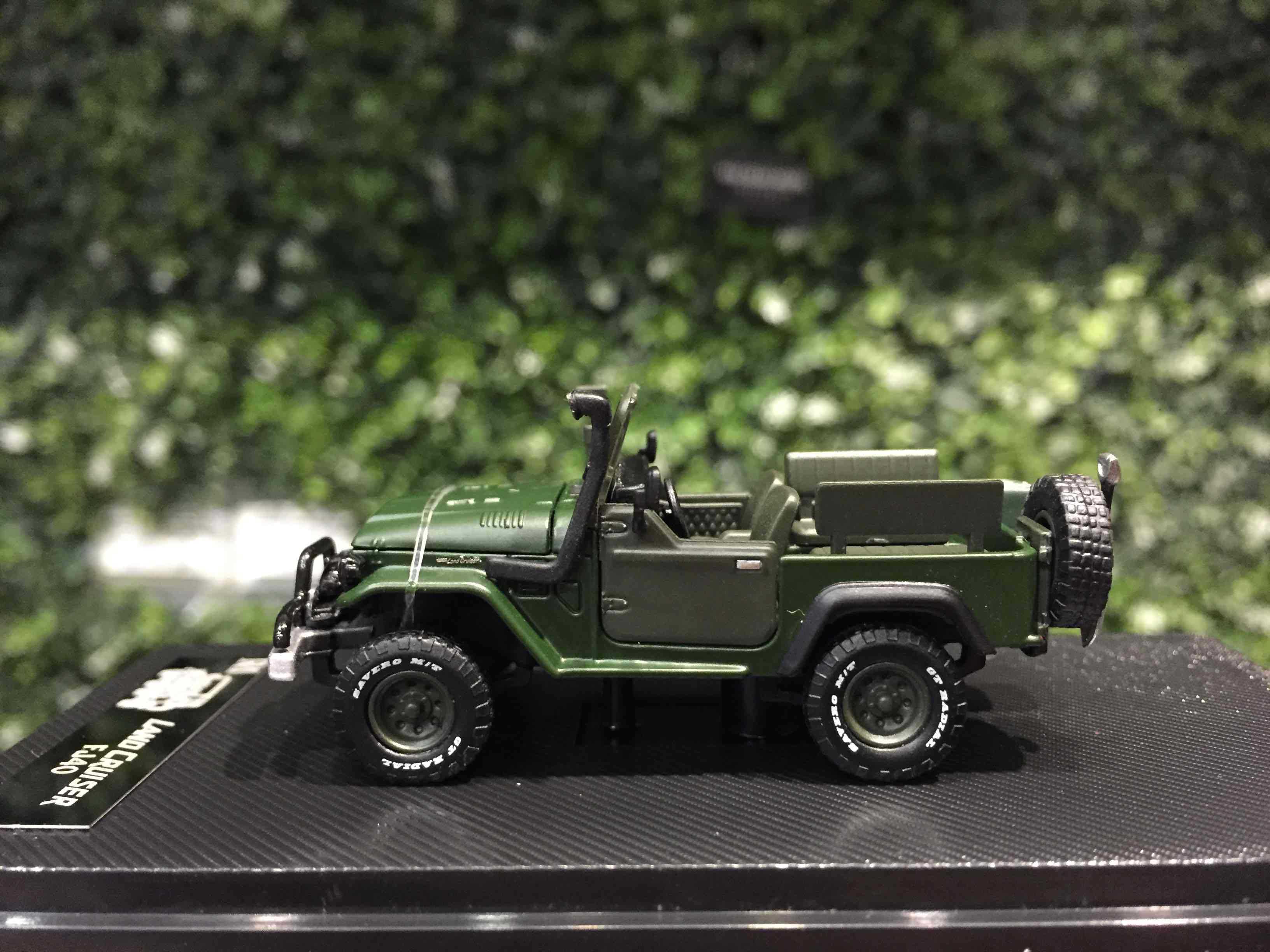 1/64 HF Toyota Land Cruiser FJ40 Pick Up Green【MGM】