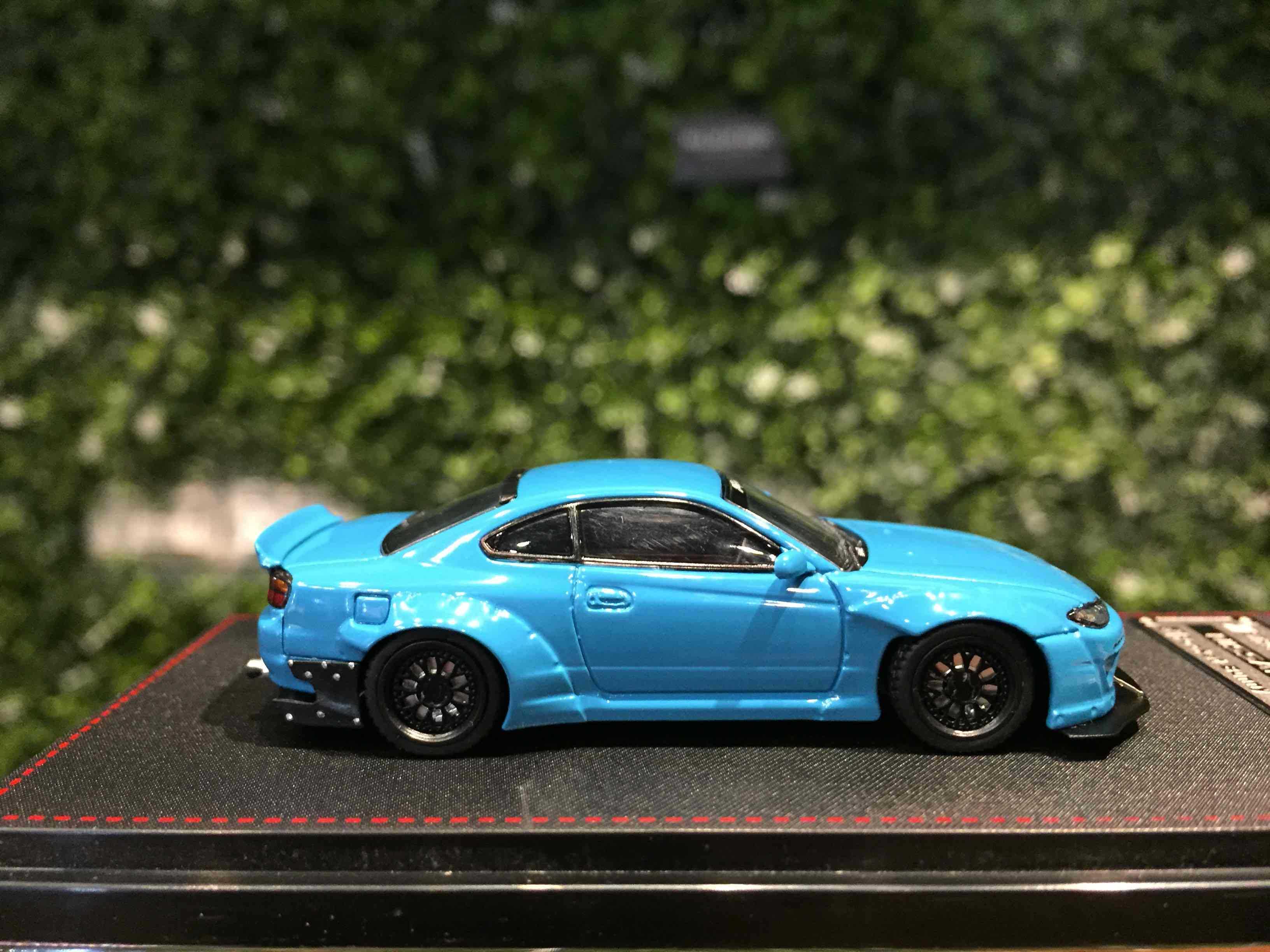 1/64 StreetWeapon Pandem Nissan Silvia S15 Blue【MGM】