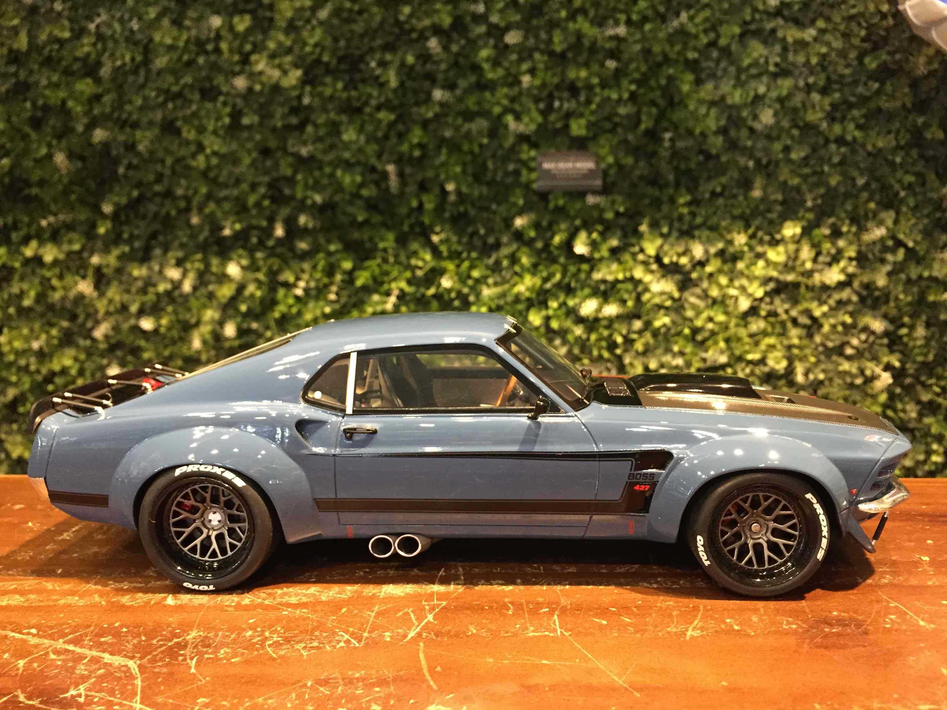 1/18 GT Spirit Ford Mustang 1970 Ruffian Blue GT426【MGM】 - Max