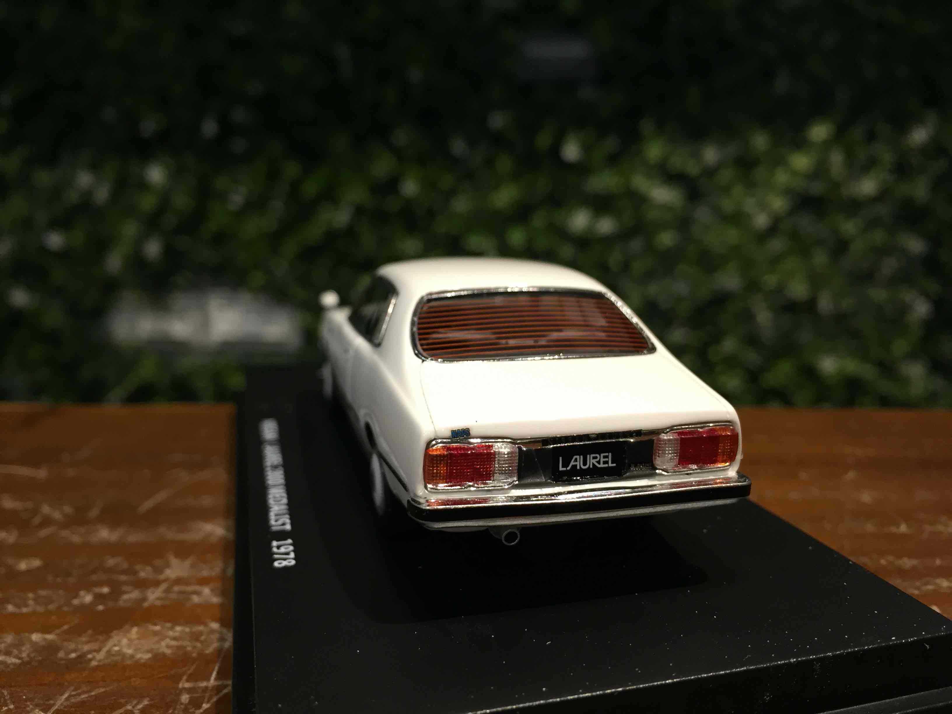 1/43 LAX Nissan Laurel Hardtop 2800 1978 White L43072【MGM】