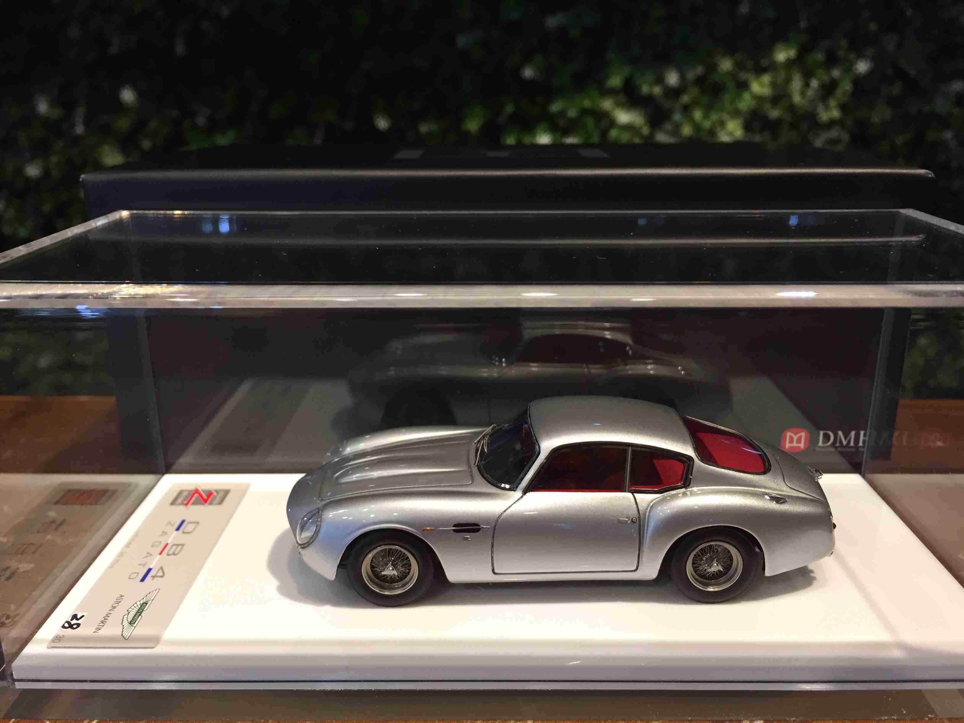 1/43 DMH Aston Martin DB4 Zagato Silver【MGM】 - Max Gear Model