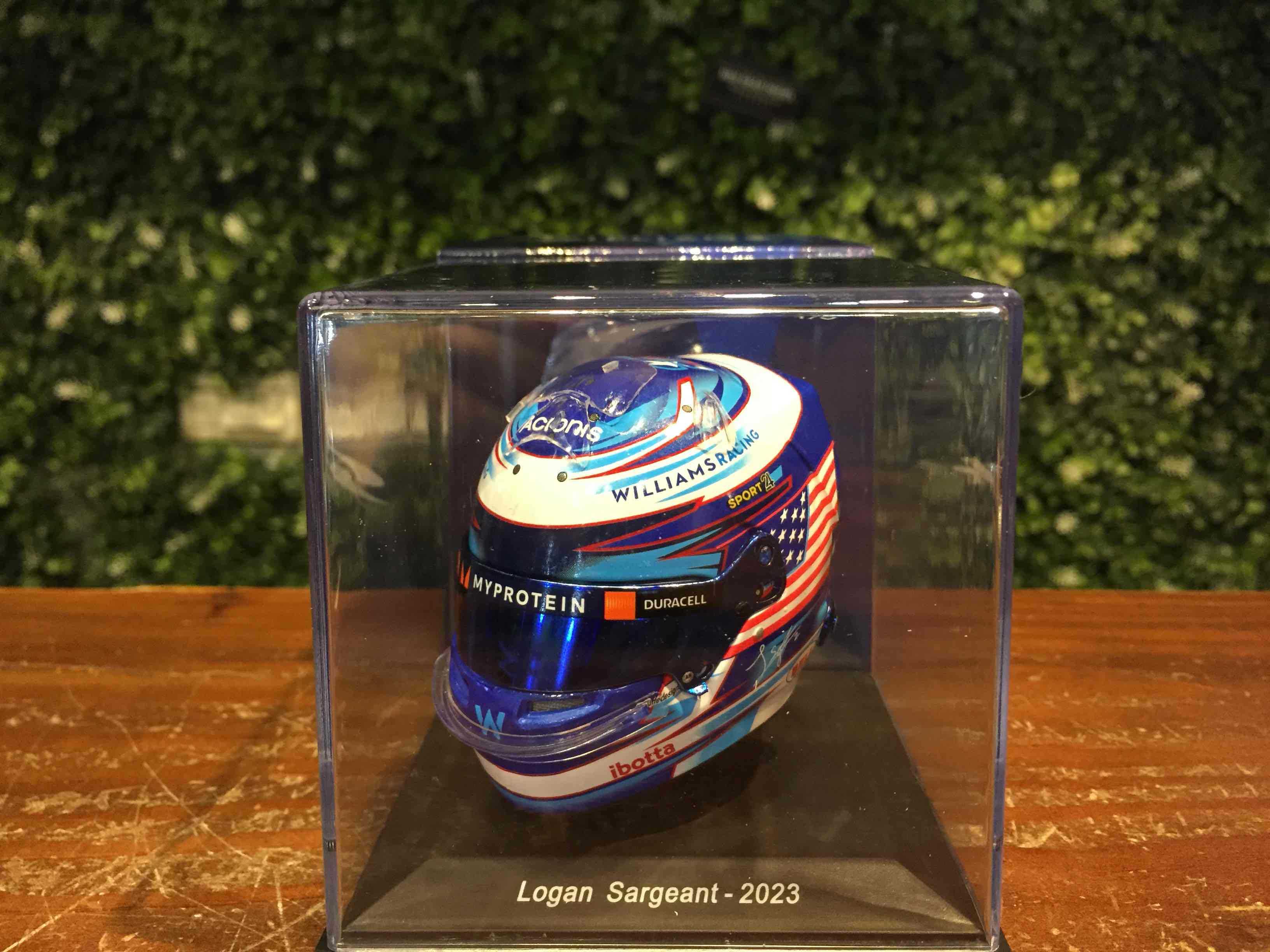 1/5 Spark Logan Sargeant Williams 2023 Helmet 5HF112【MGM】