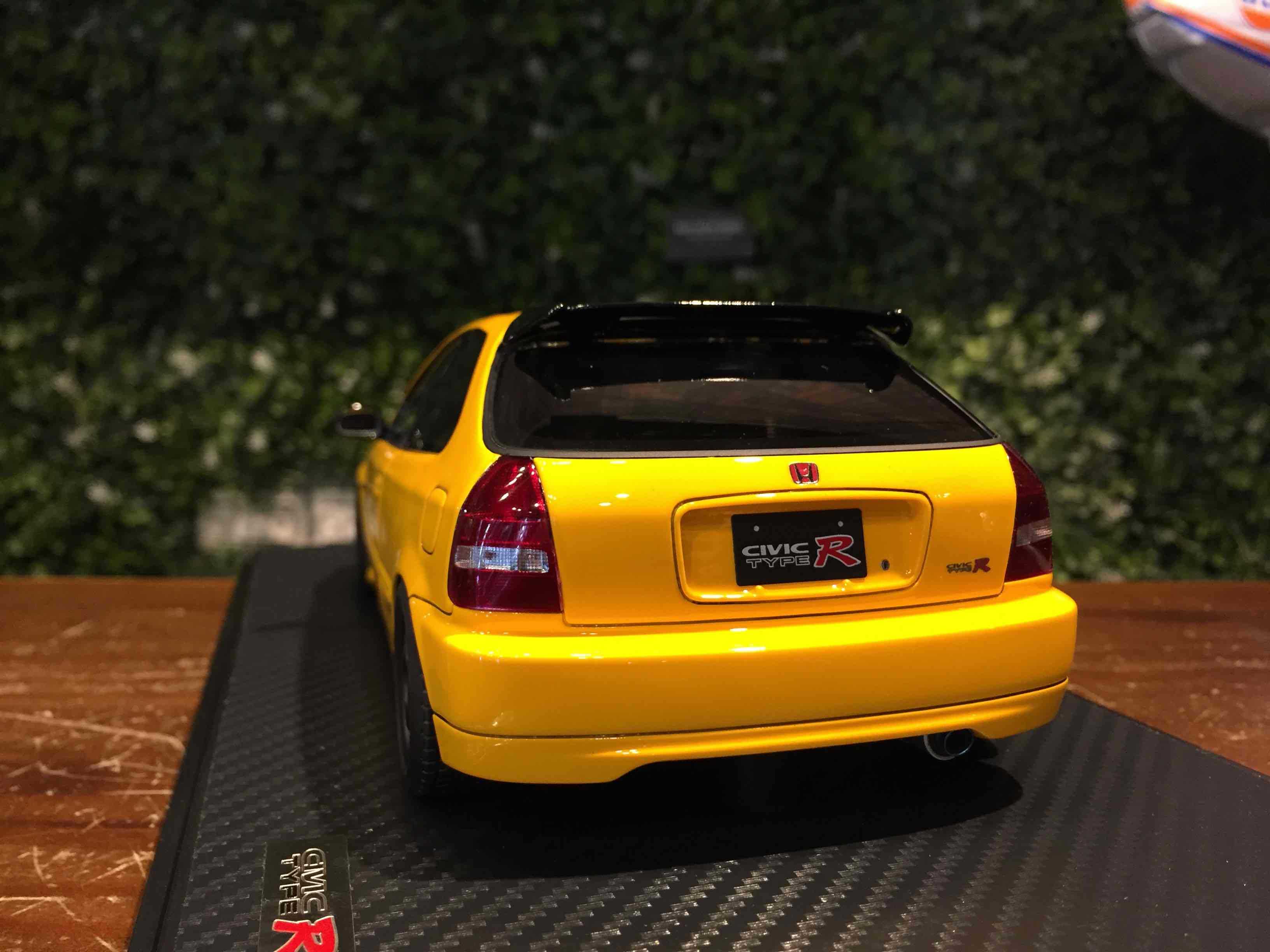 1/18 Ignition Honda Civic (EK9) Type R Yellow IG2676【MGM】 - Max