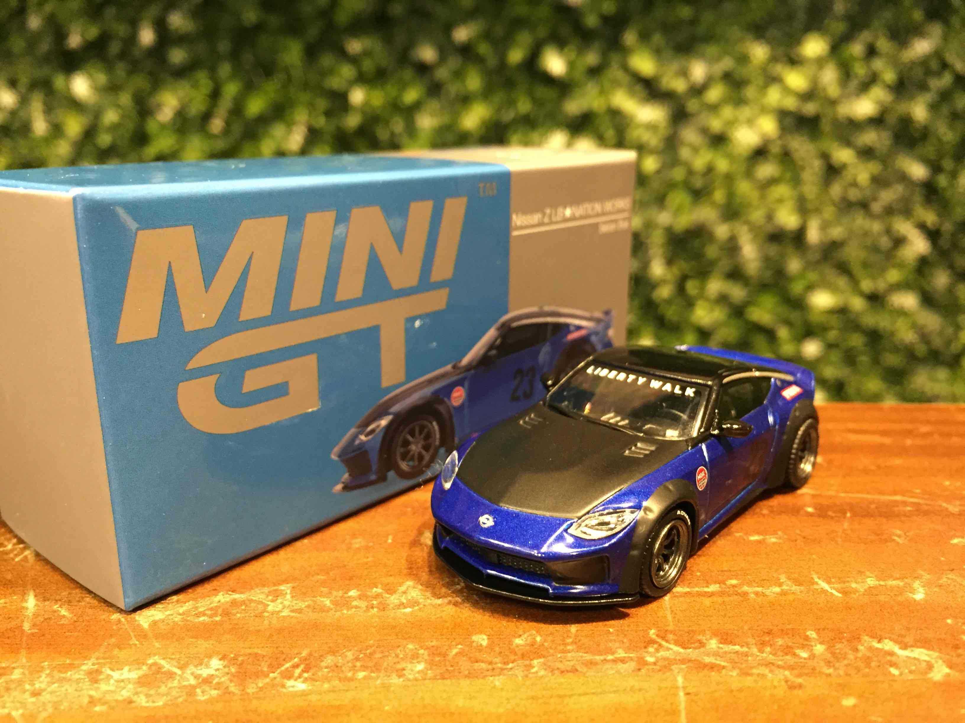 1/64 MiniGT LBWK Nissan Fairlady Z SeiranBlue MGT00732L【MGM】