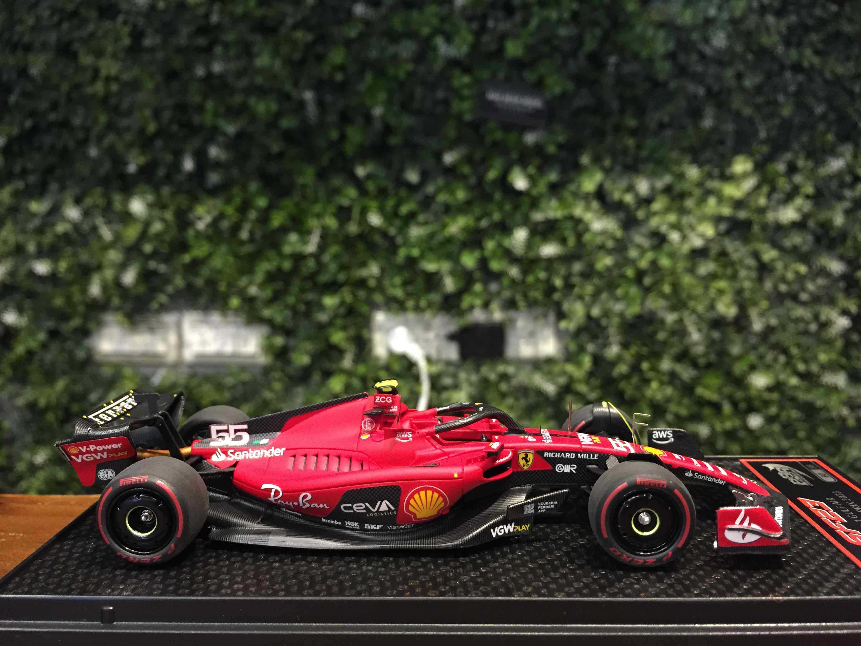 1/43 BBR Ferrari SF23 Carlo Sainz 4th Bahrain BBRC281B【MGM】