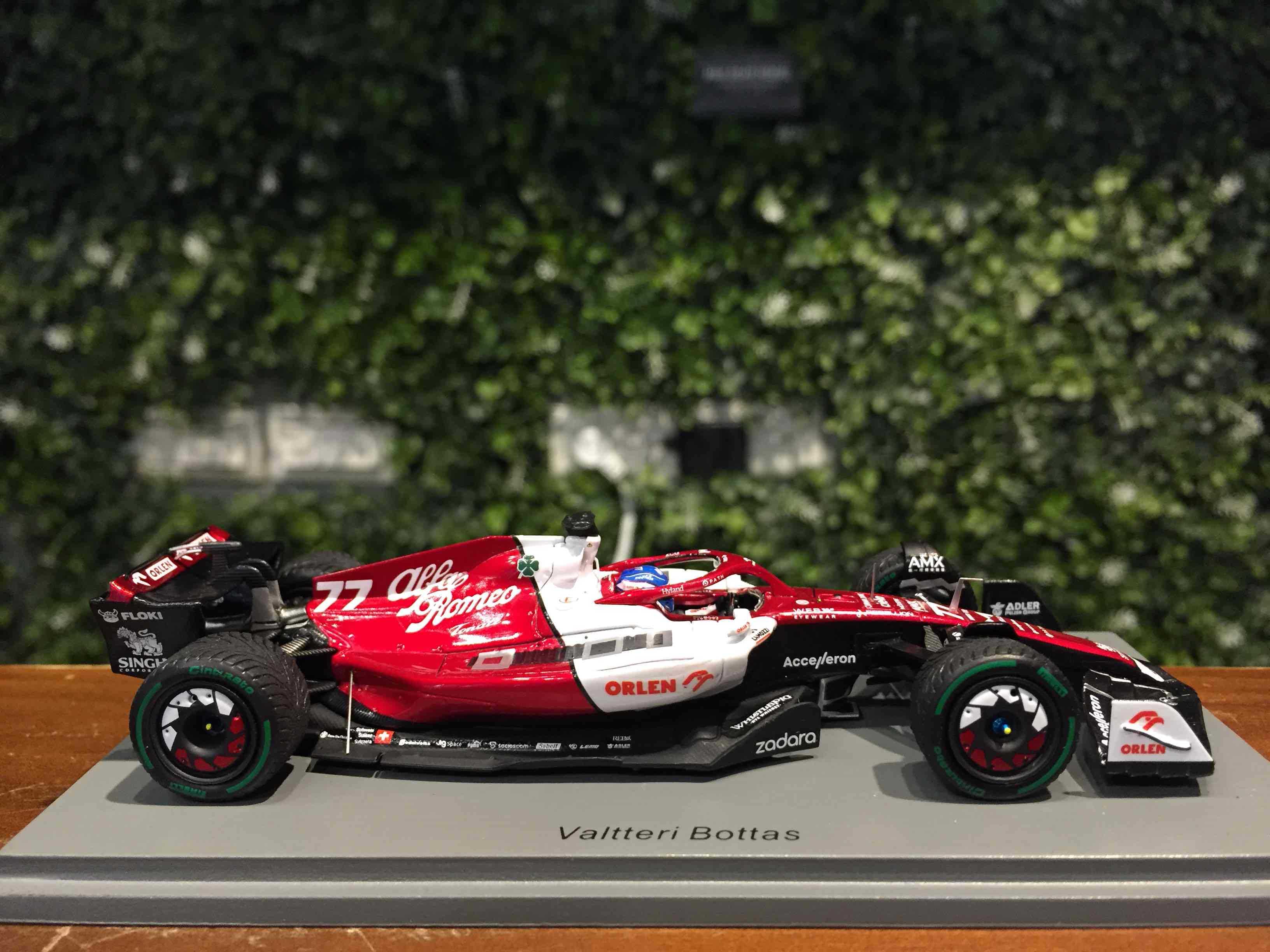 1/43 Spark Alfa Romeo C42 Valtteri Bottas 5th S8541【MGM】