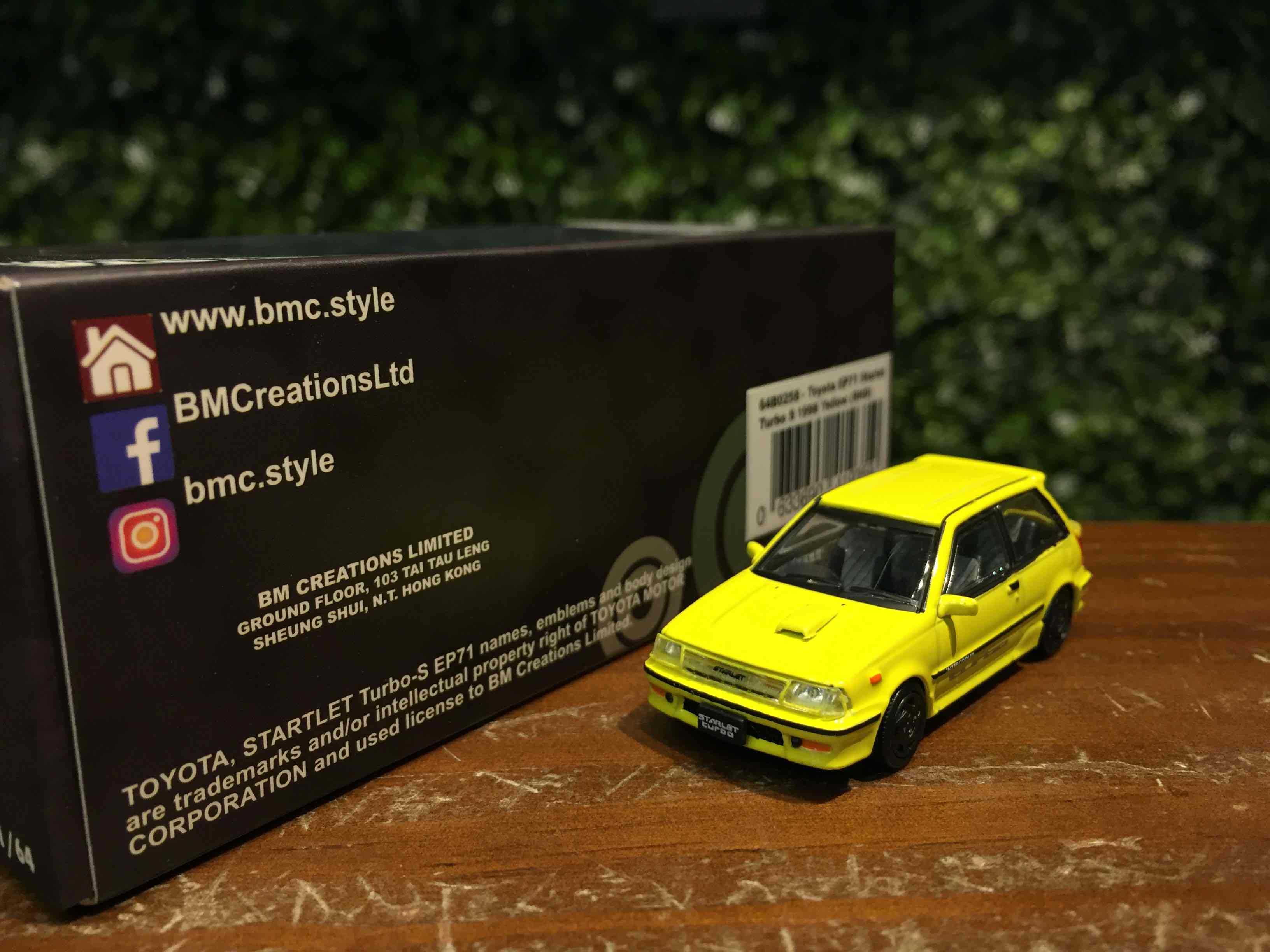 1/64 BM Creations Toyota Starlet Turbo S EP71 64B0258【MGM】