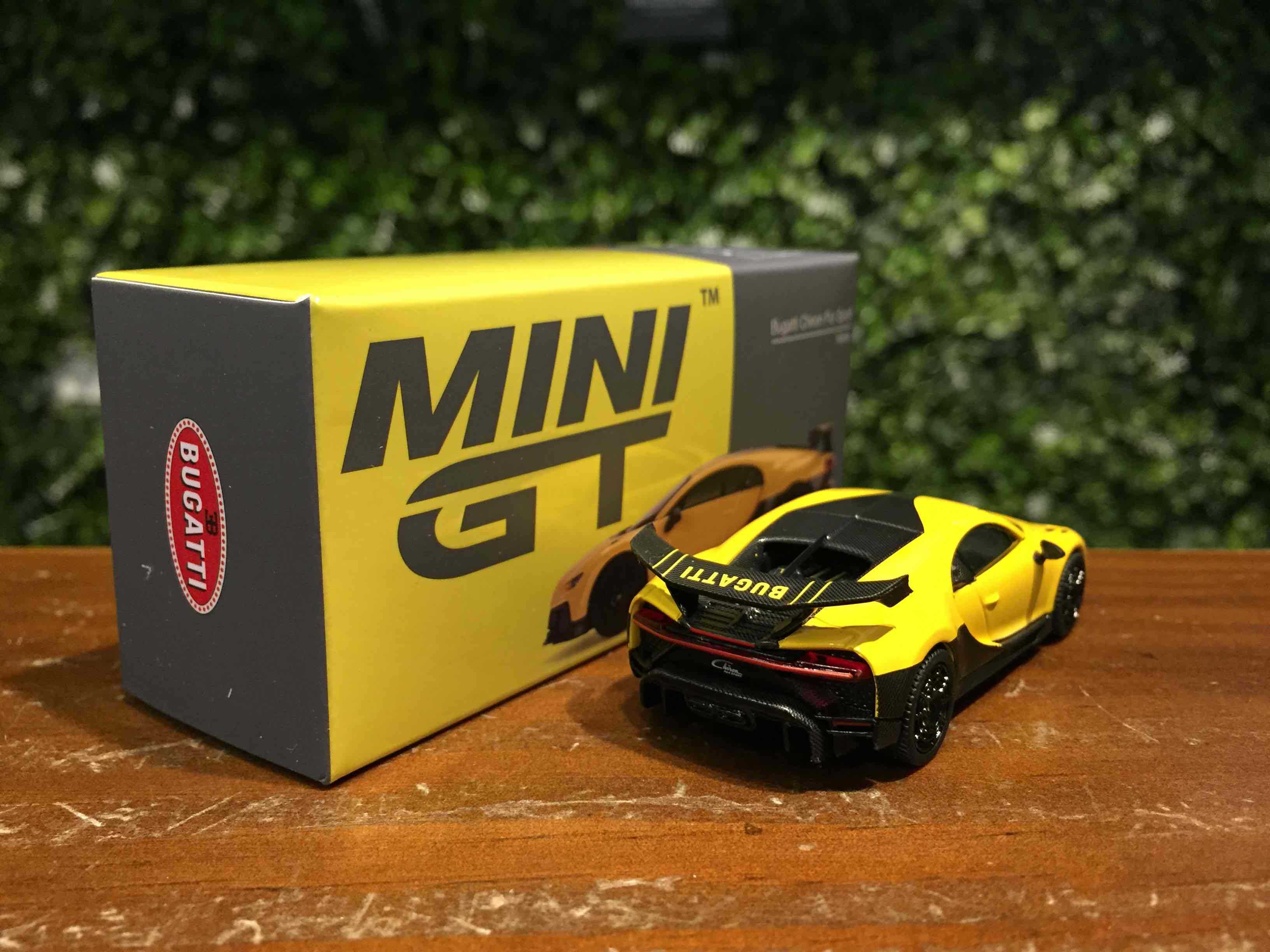 1/64 MiniGT Bugatti Chiron Pur Sport Yellow MGT00428L【MGM】