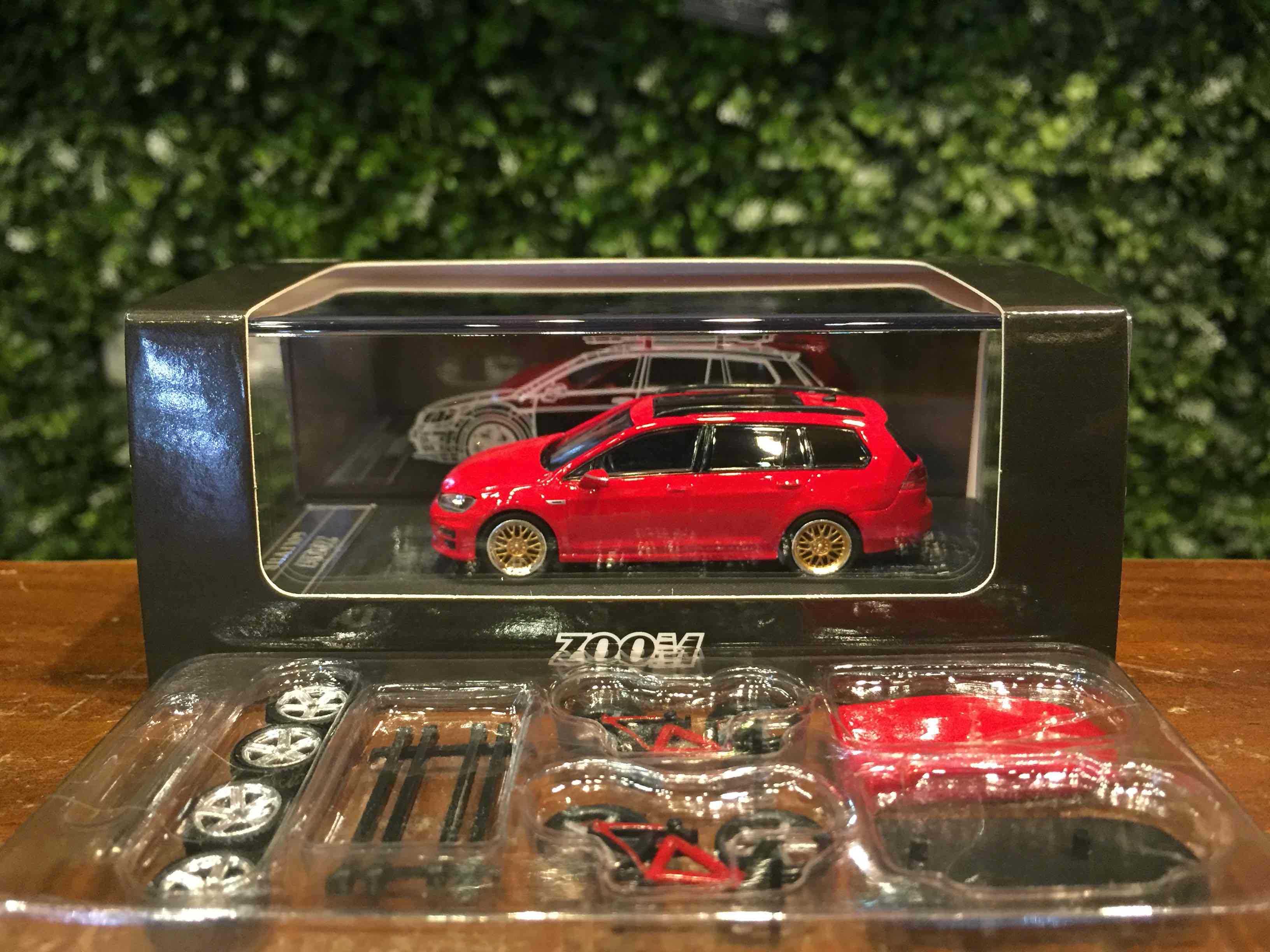 1/64 Zoom Volkswagen VW Golf 7 Variant Red【MGM】