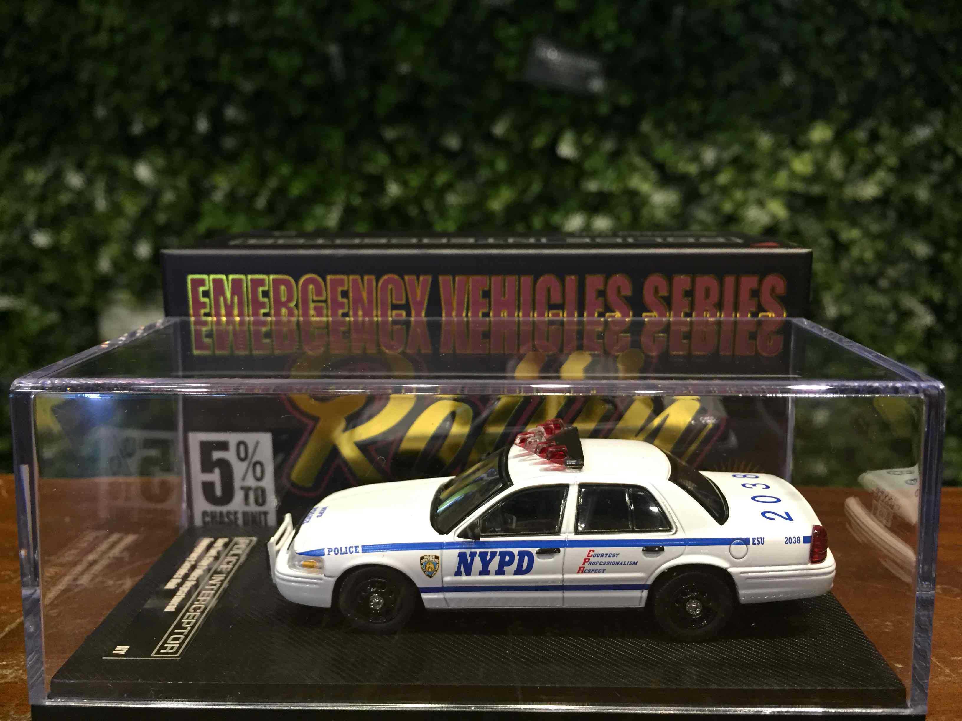 1/64 Rollin Ford CV Victoria Crown NYPD【MGM】