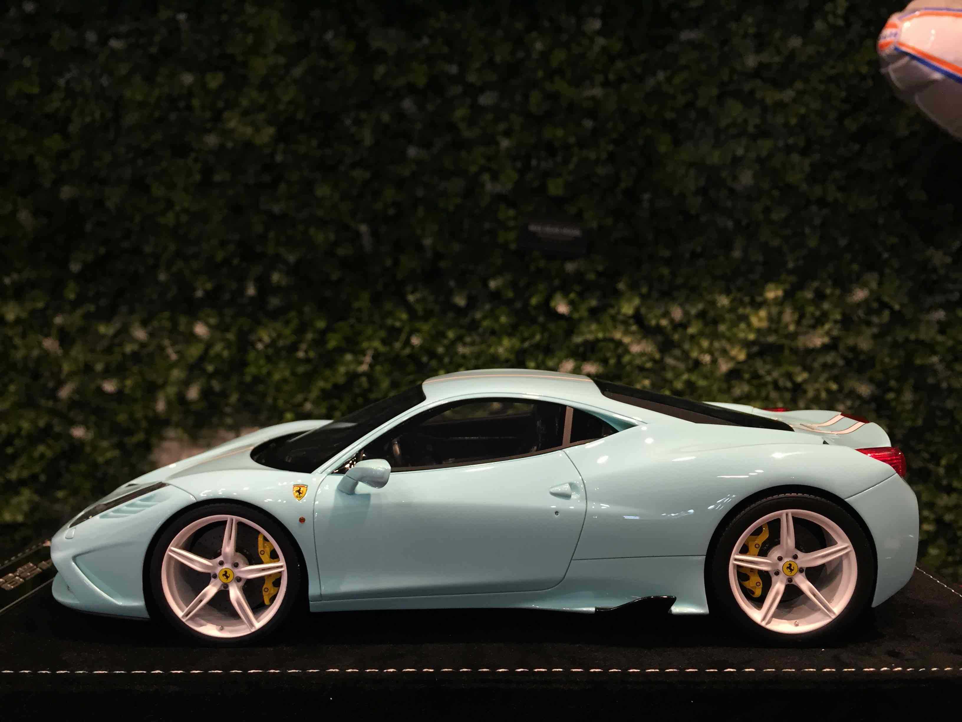 1/18 HH Model Ferrari 458 Speciale 2013 Tiffany Blue【MGM】