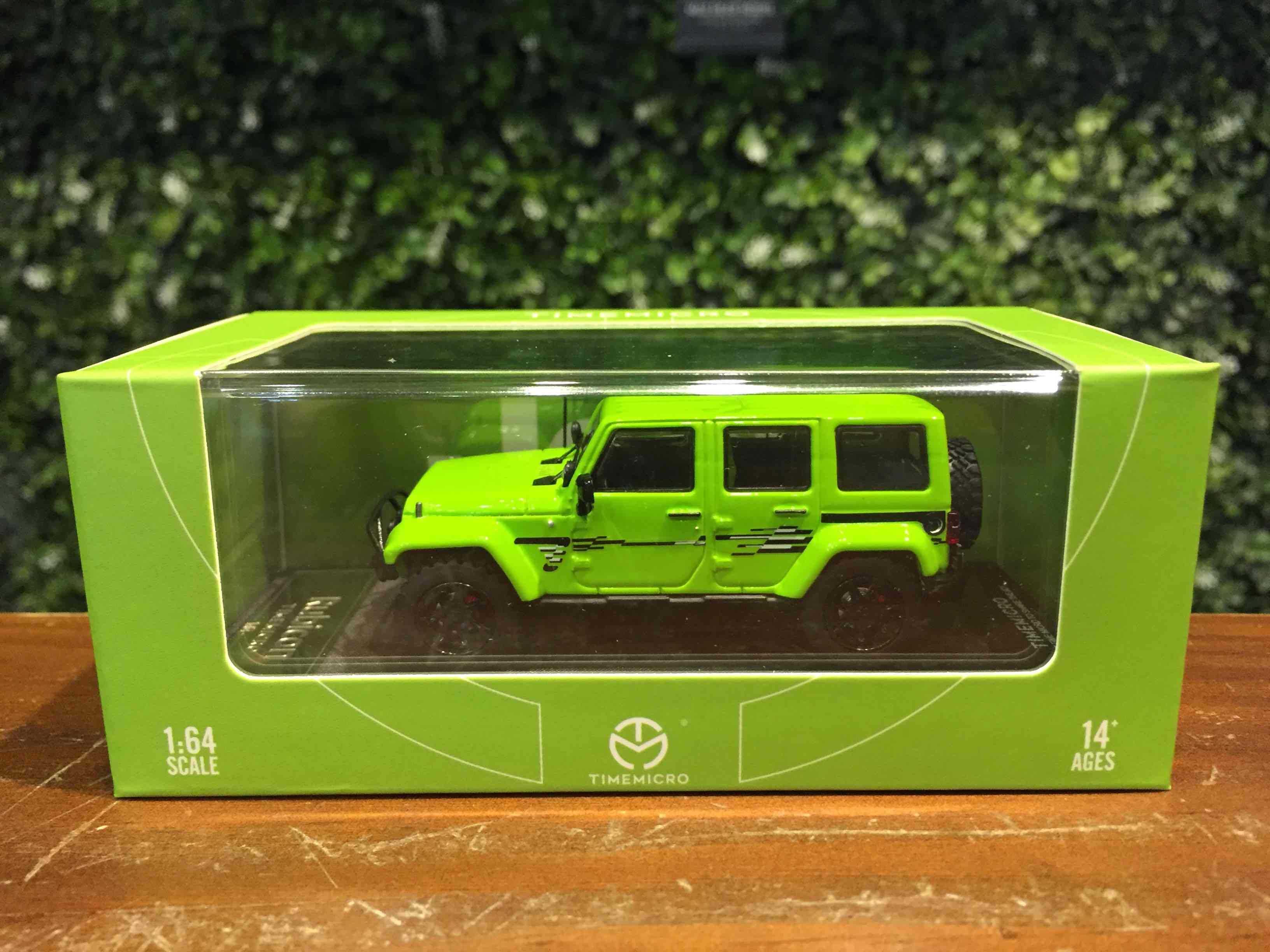 1/64 TimeModel Jeep Wrangler Rubicon Green TM640310【MGM】