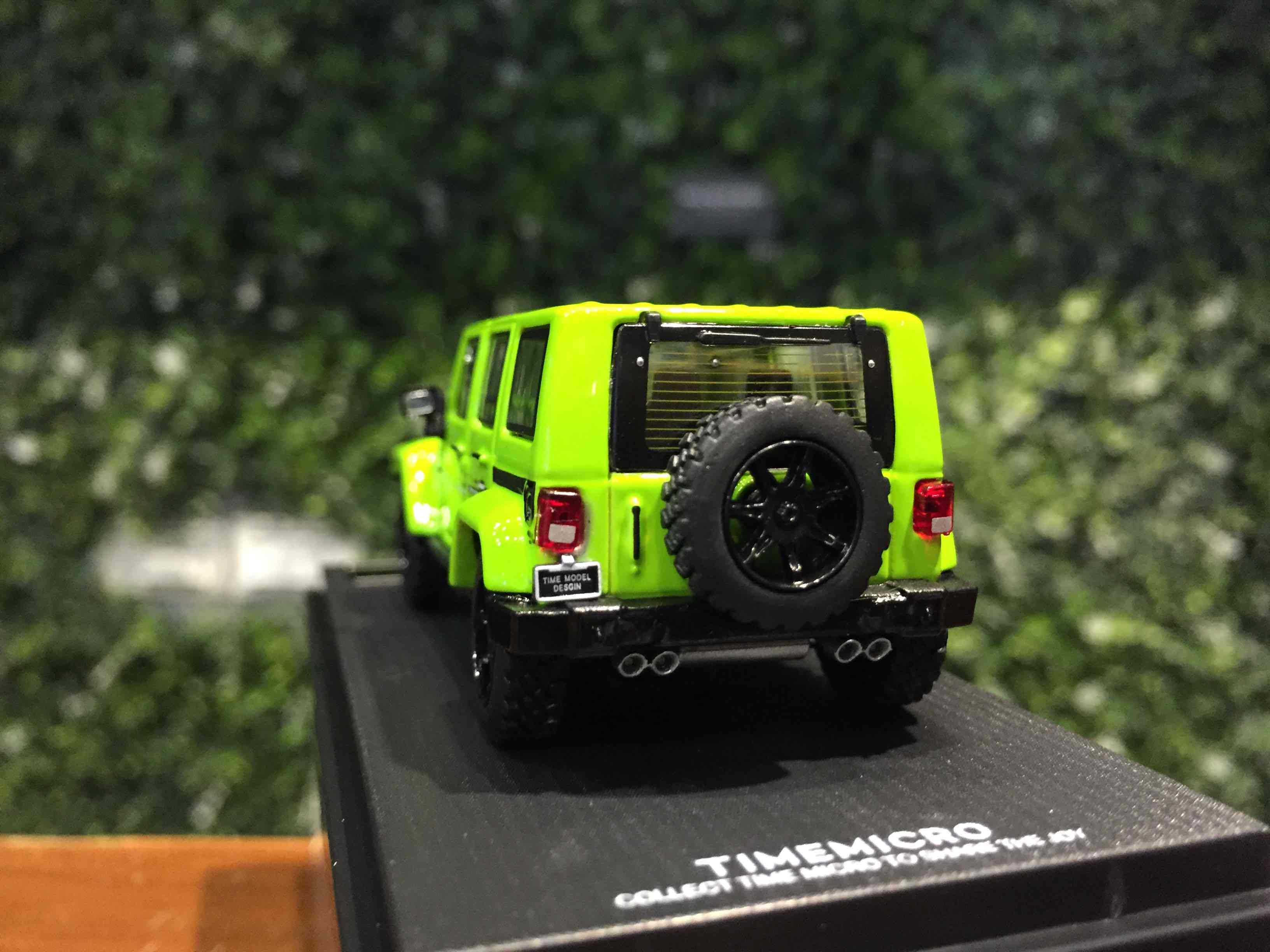 1/64 TimeModel Jeep Wrangler Rubicon Green TM640310【MGM】