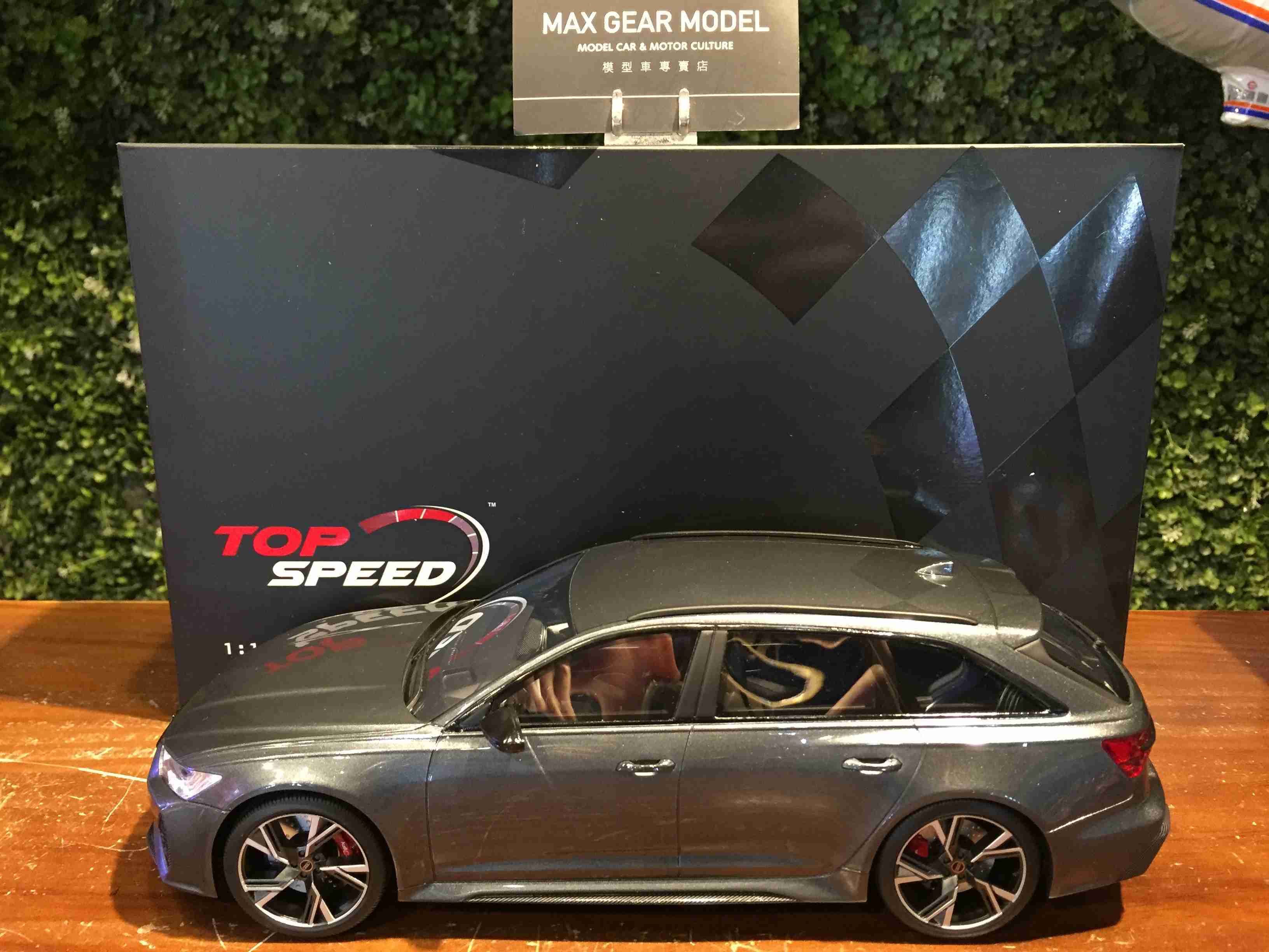 1/18 TopSpeed Audi RS6 Avant (C8) 2019 Grey TS0316【MGM】