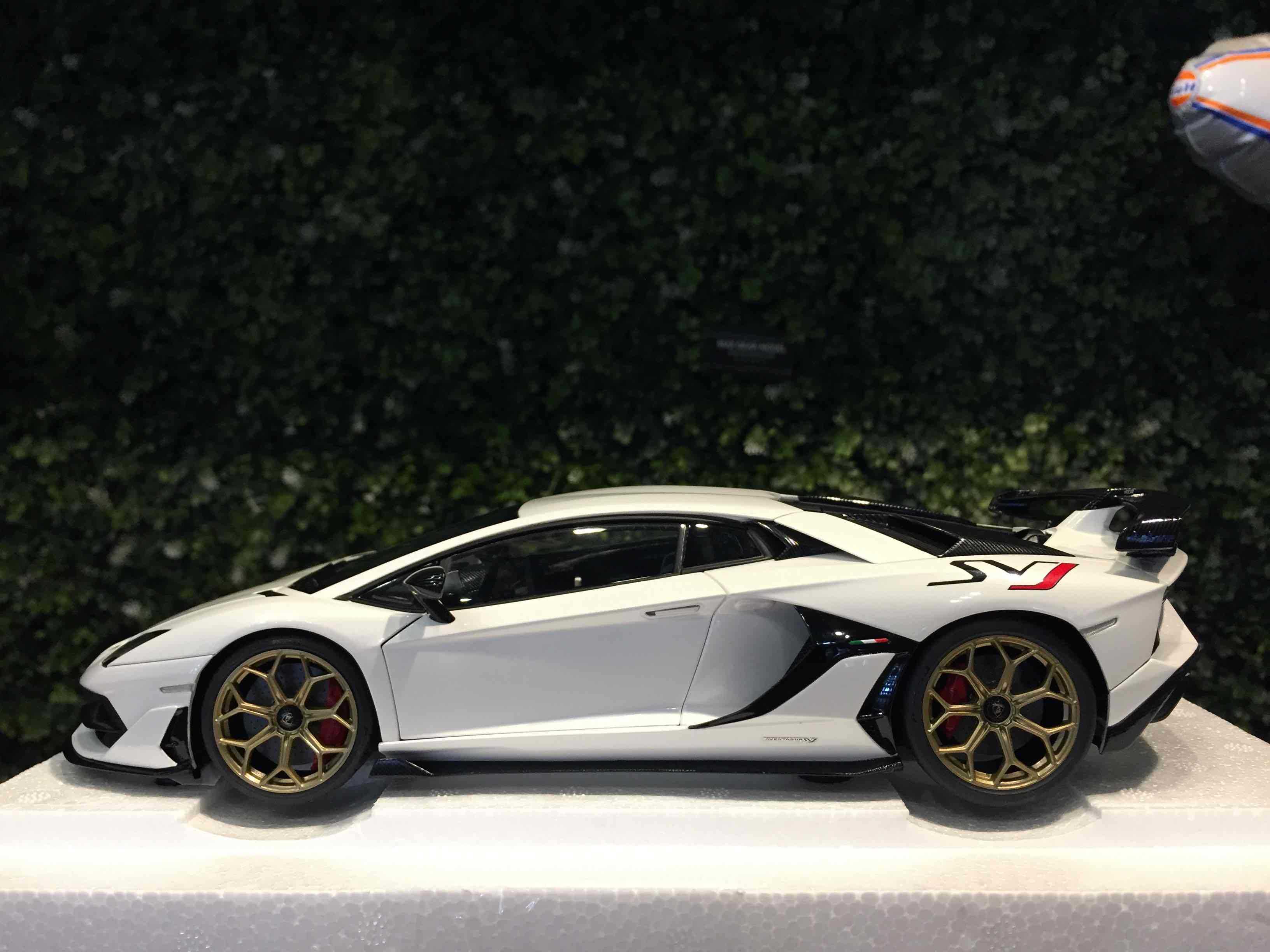 1/18 AUTOart Lamborghini Aventador SVJ PearlWhite 79217【MGM】