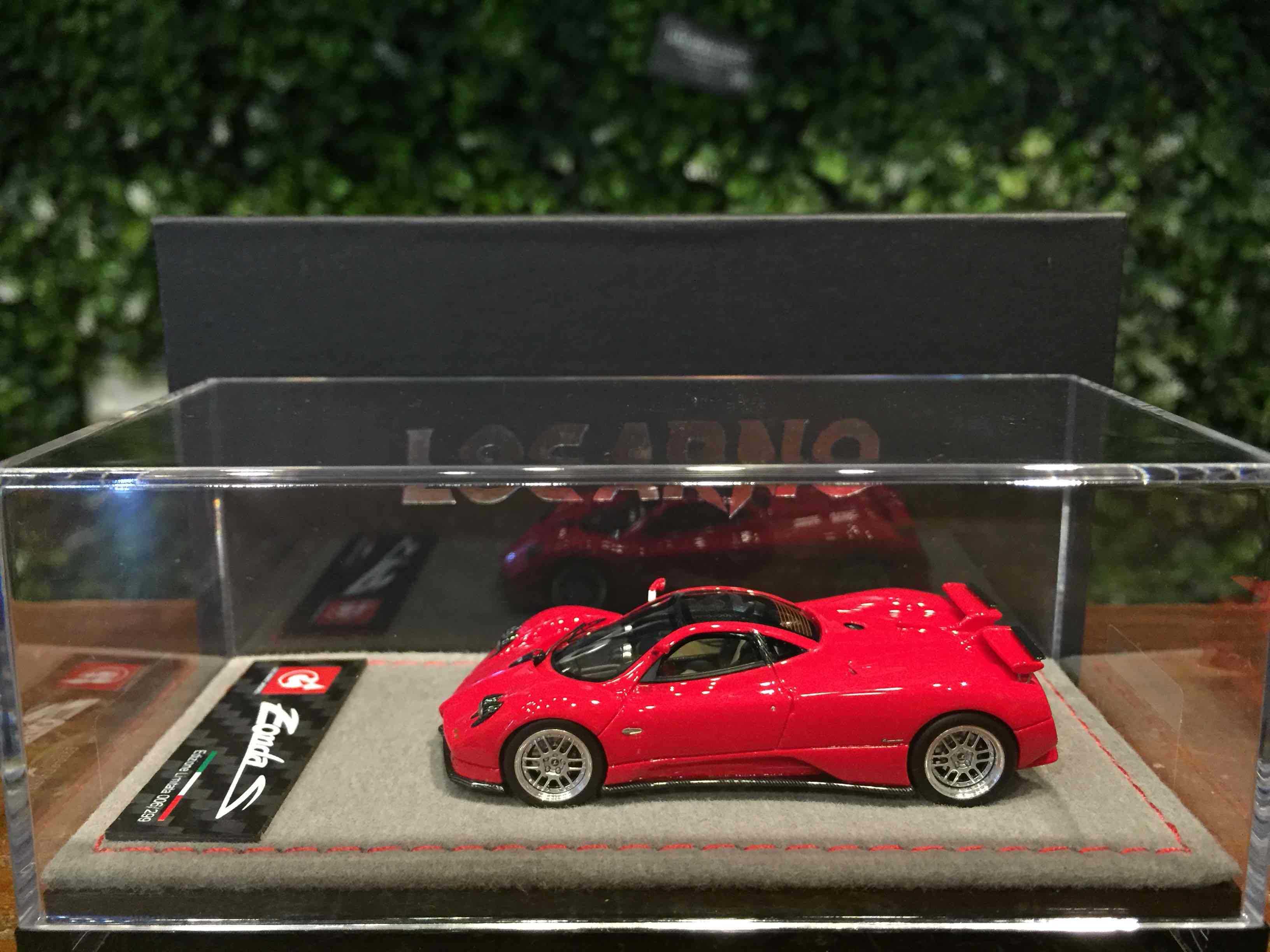 1/64 Locarno Pagani Zonda S Monza Red LM64001F【MGM】