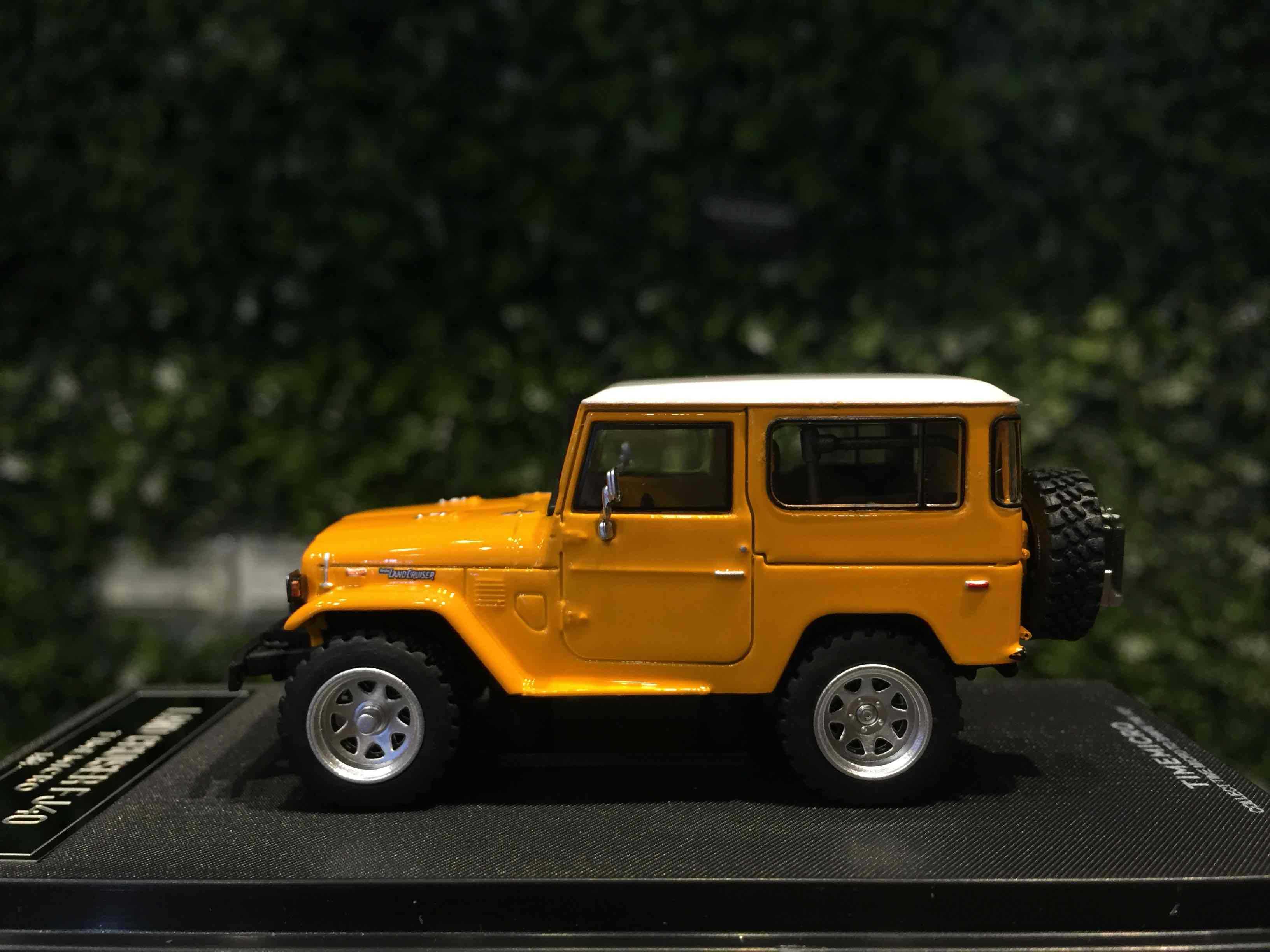 1/64 TimeModel Toyota Land Cruiser FJ40 Yellow TM645201【MGM】