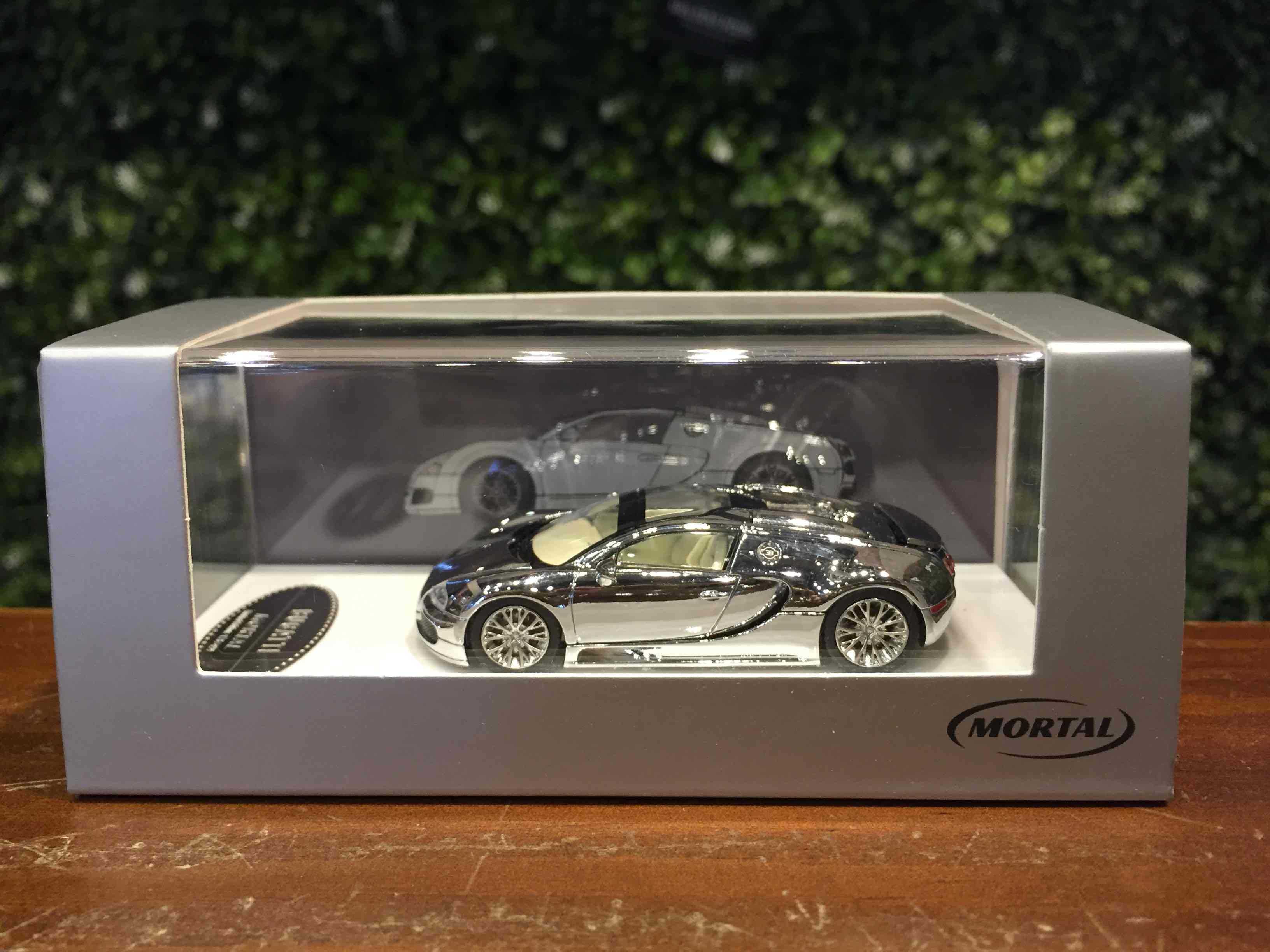 1/64 Mortal Bugatti Veyron Chrome Silver【MGM】