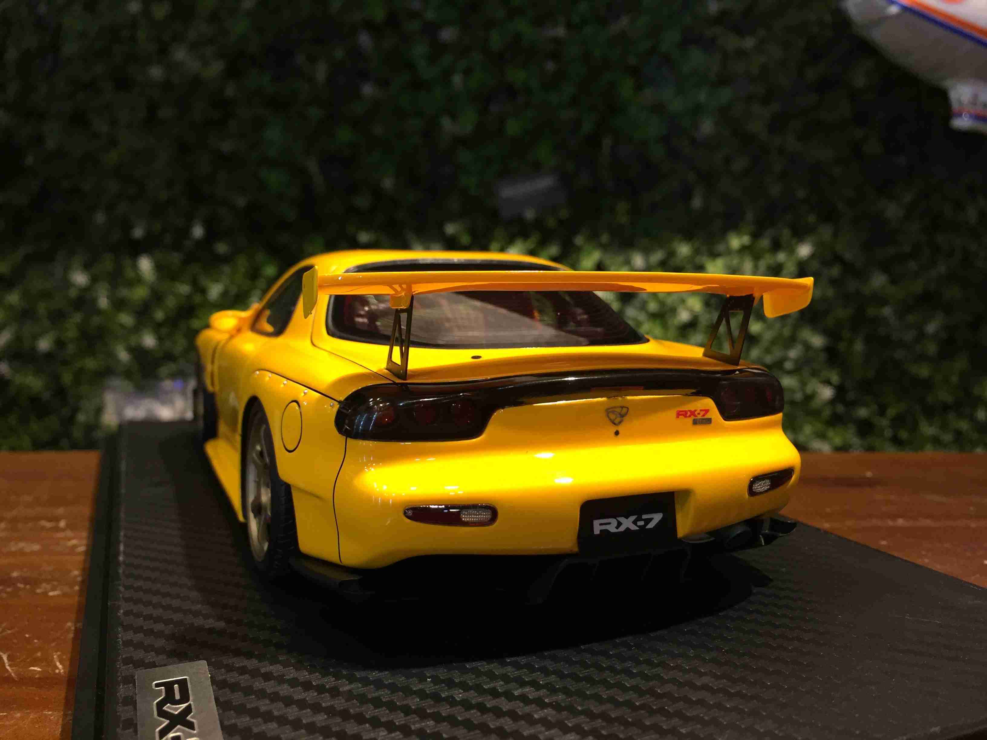 1/18 Ignition Model Mazda RX-7 (FD3S) 雨宮Yellow IG2228【MGM 