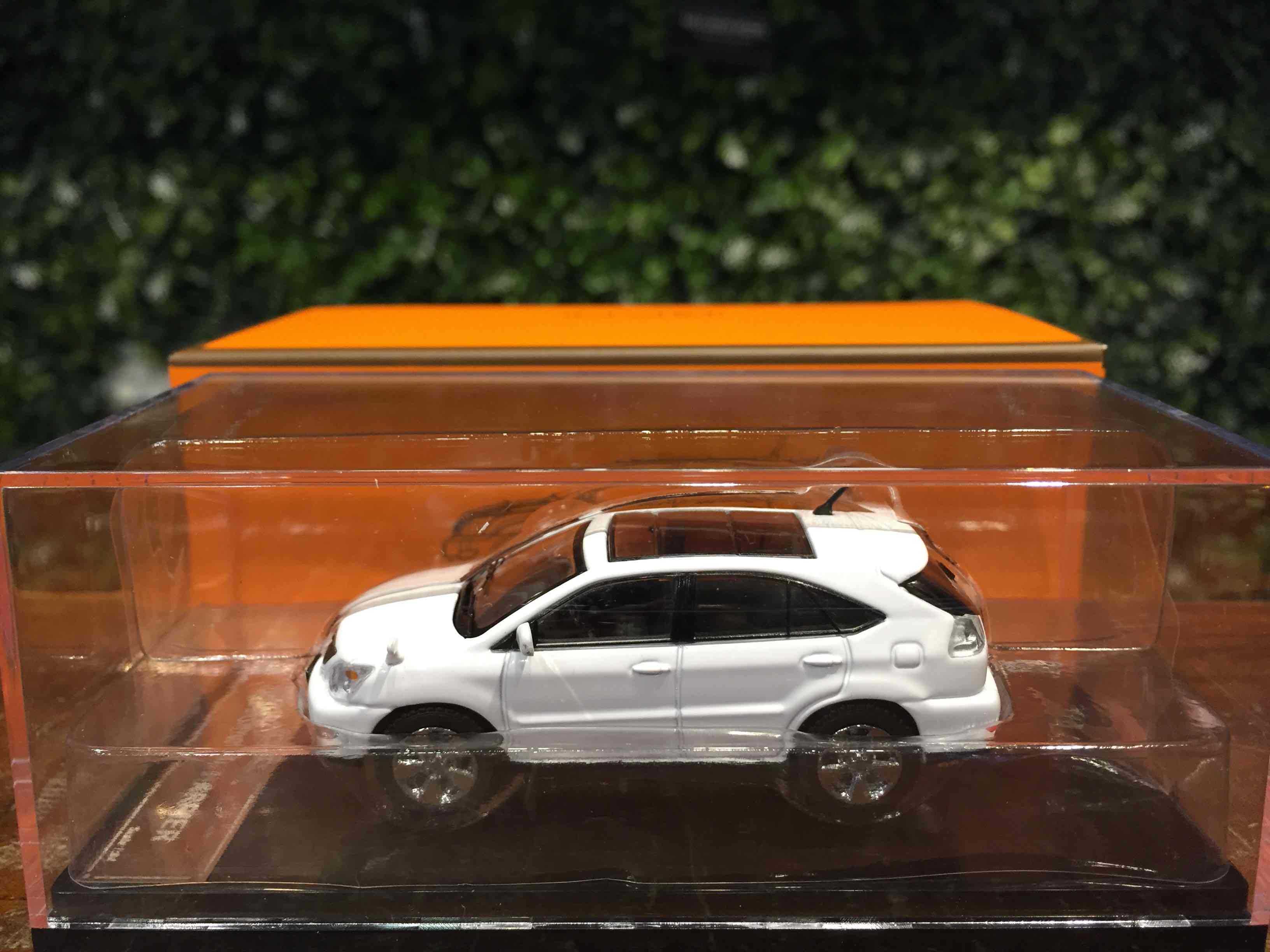 1/64 GCD Toyota Harrier 2003 White RX KS035280【MGM】