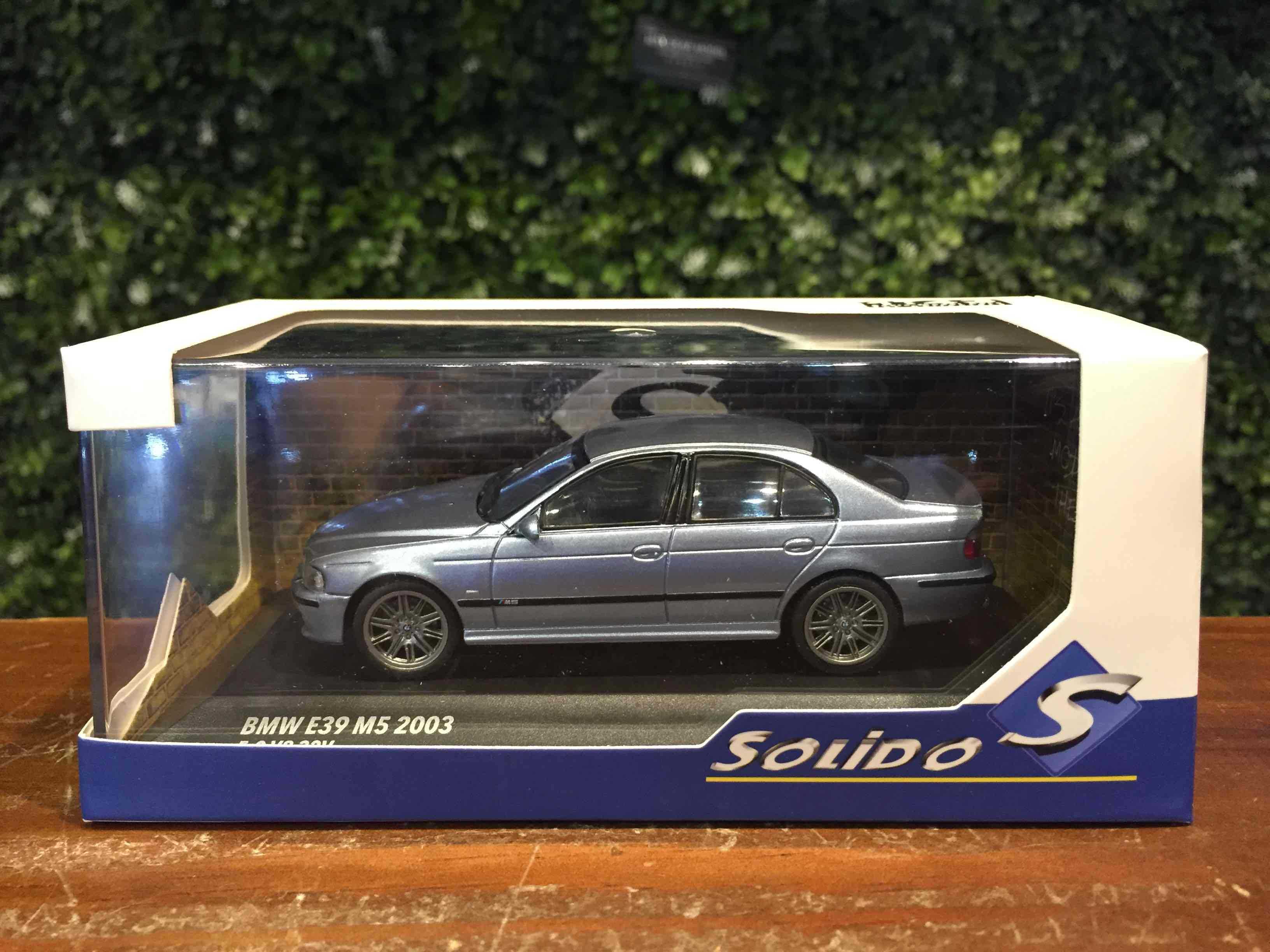 1/43 Solido BMW M5 (E39) 2000 Silver Blue S4310503【MGM】