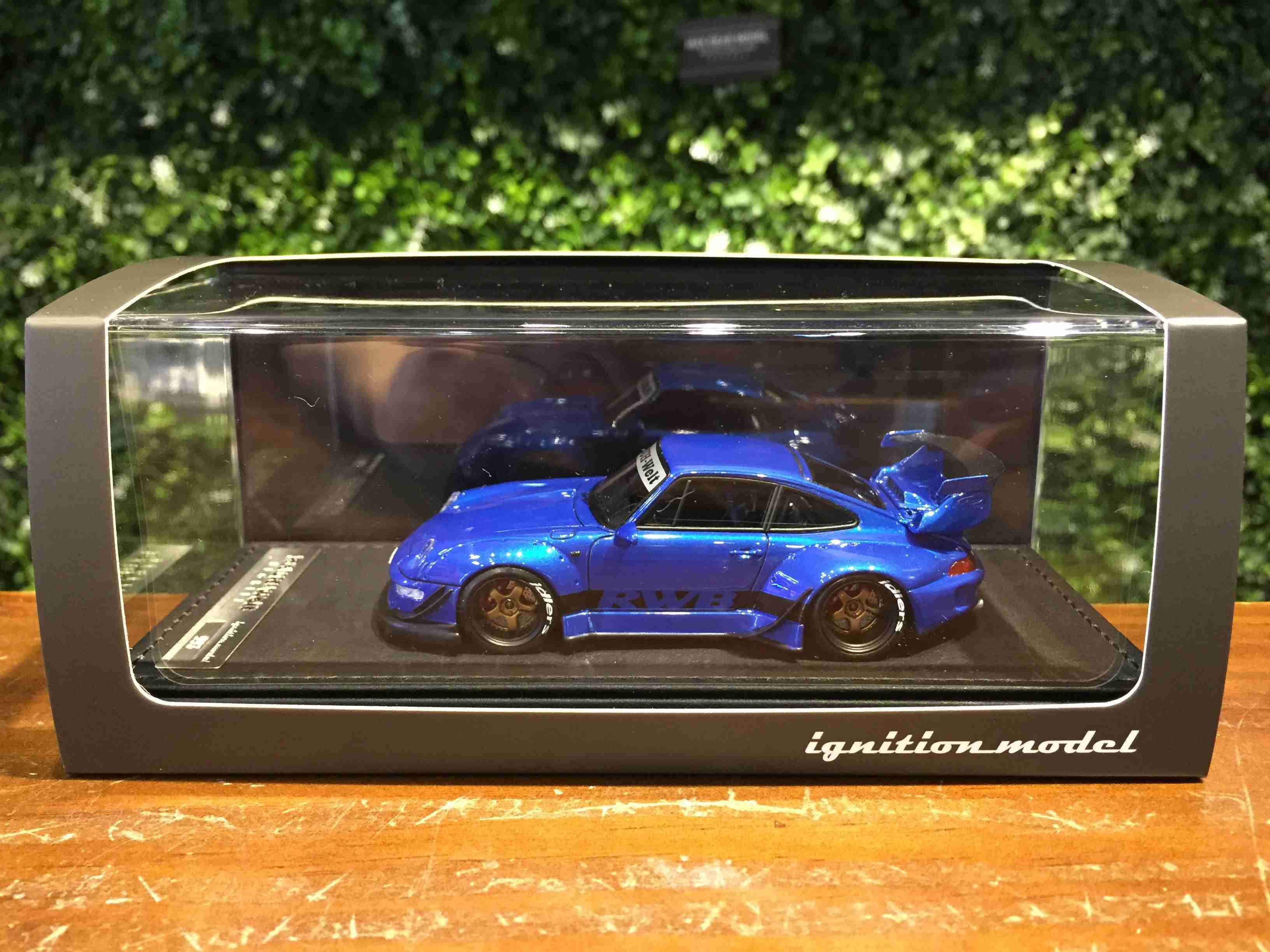 1/43 Ignition Model RWB Porsche 993 Blue MET IG2172【MGM】